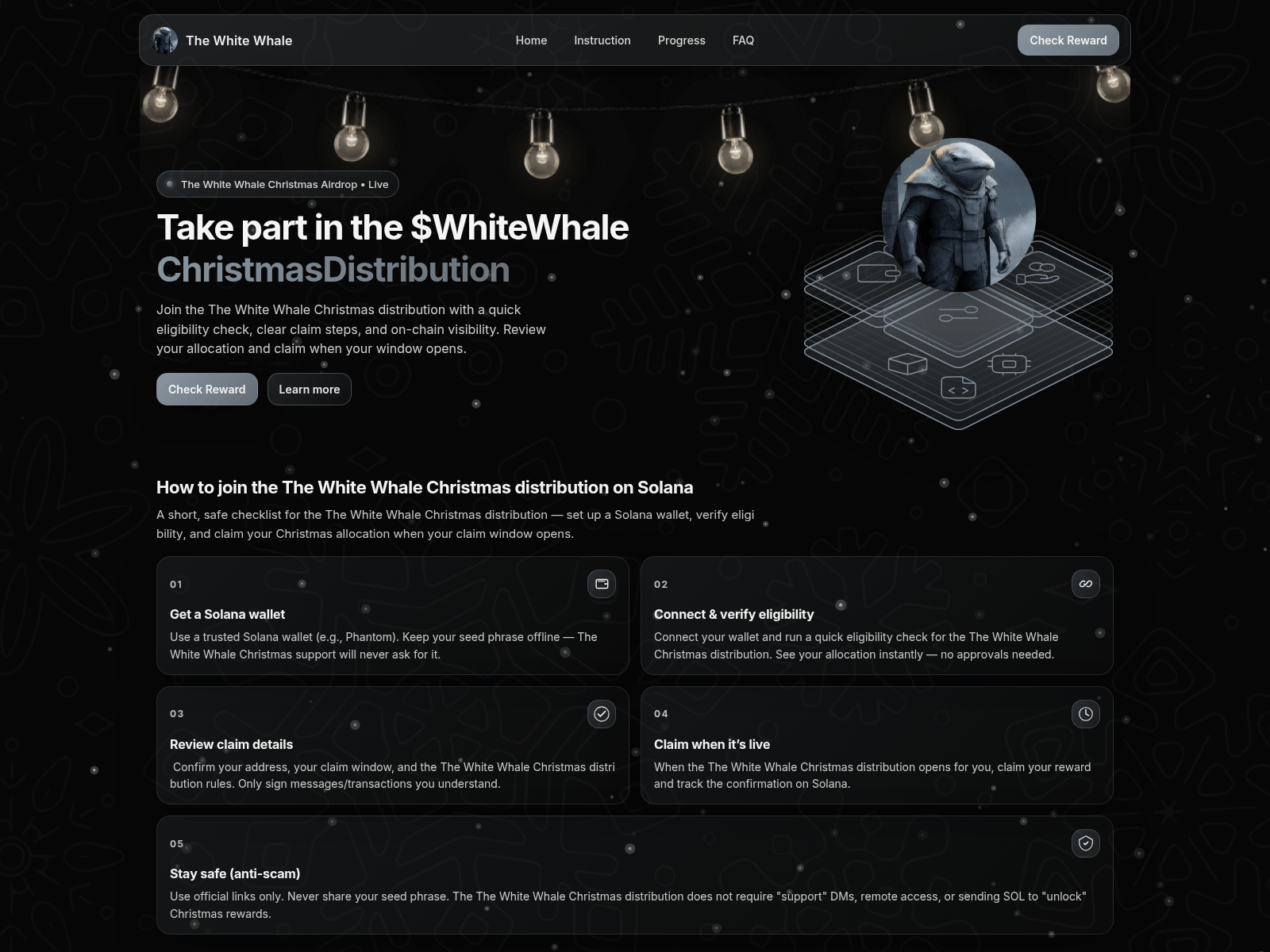 Screenshot of xmas-whitewhale.xyz