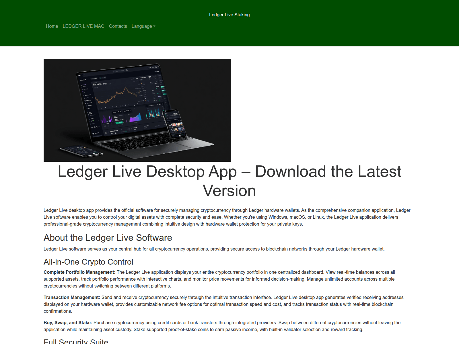 Screenshot of ledgerr-live.org