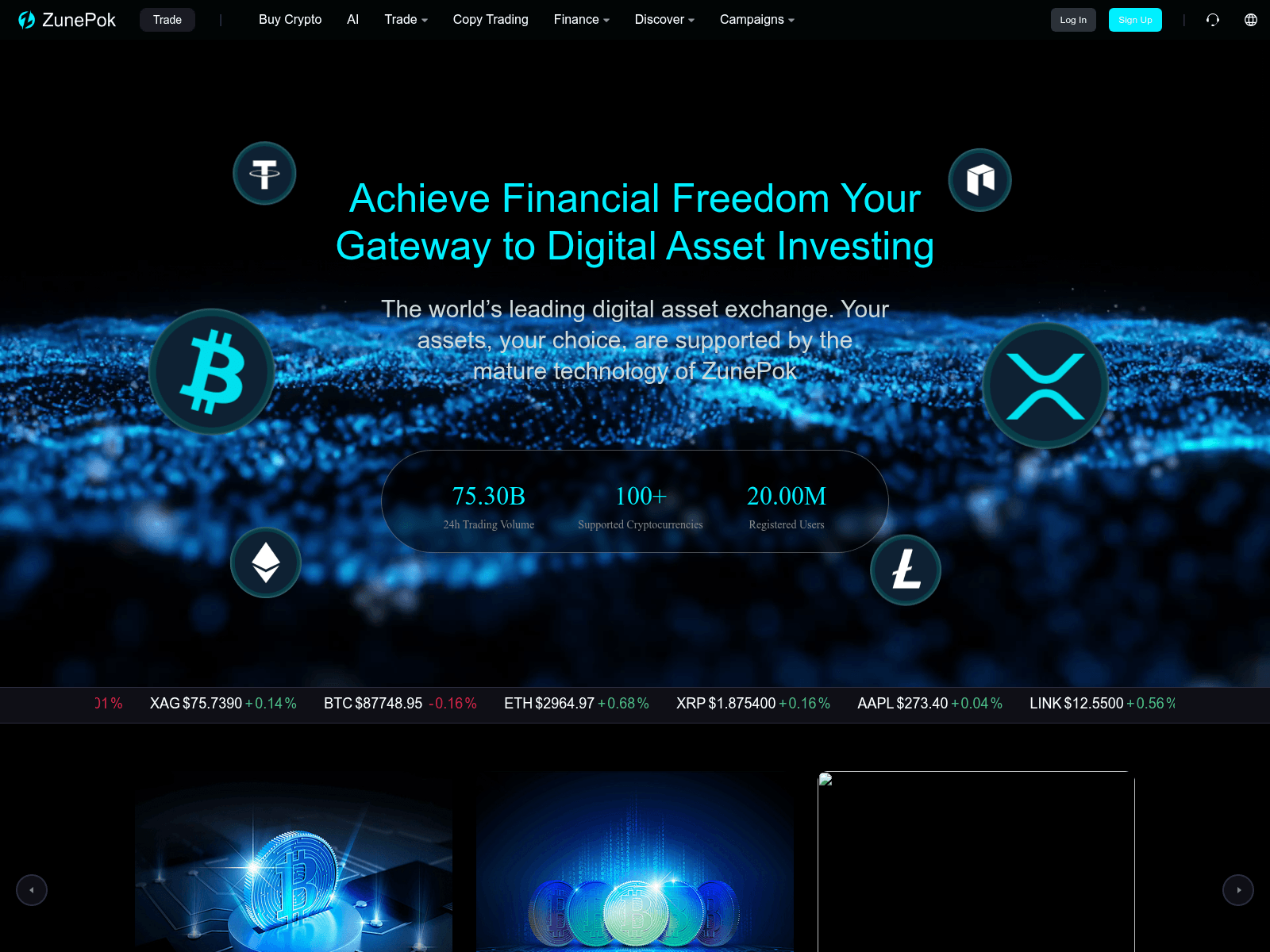 Screenshot of zunepok-ex.win