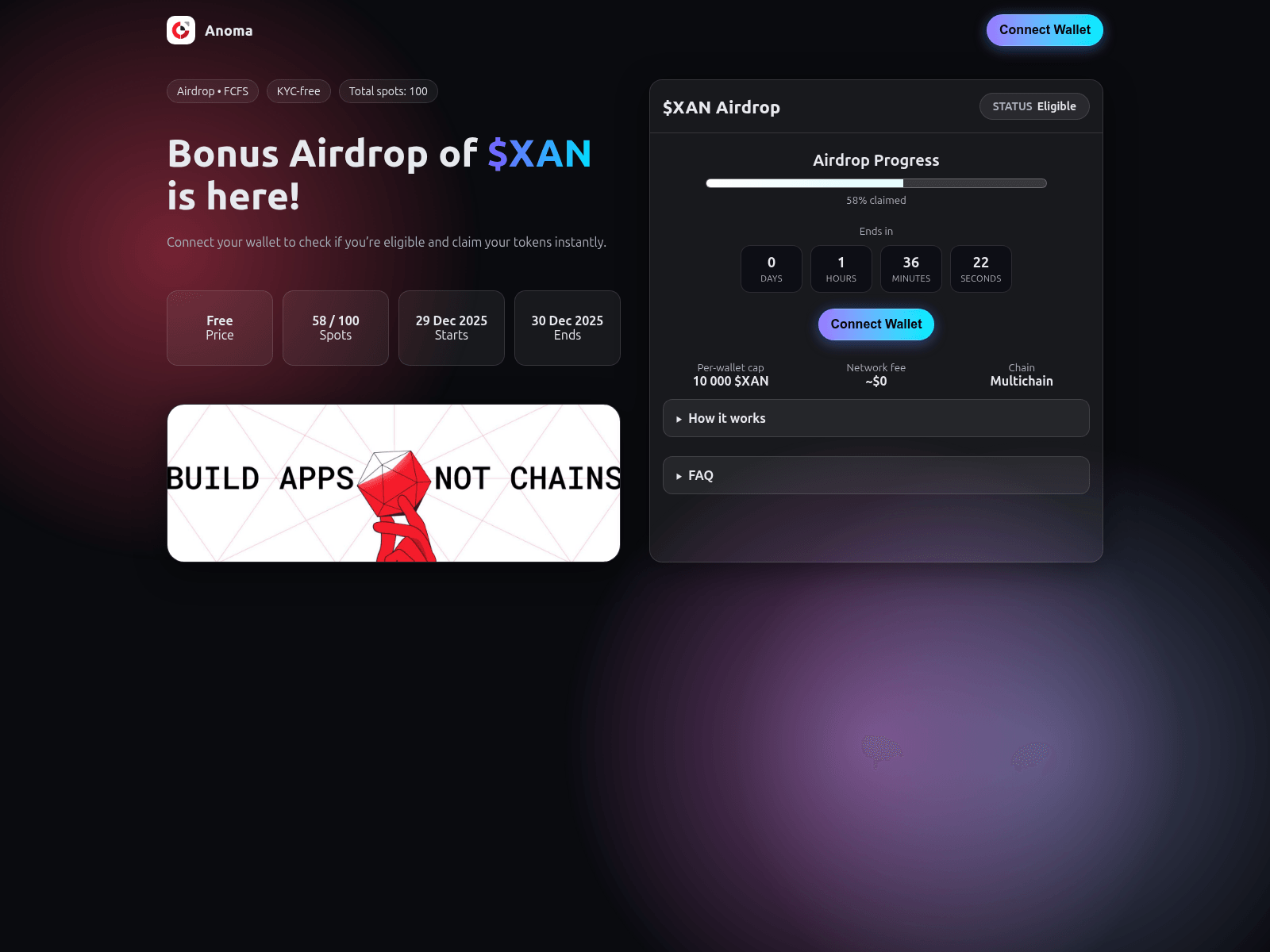 Screenshot of anomafoundation.top