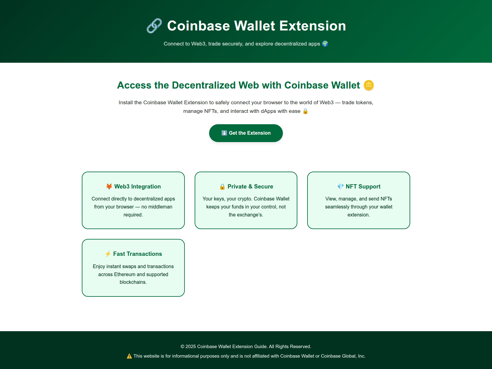 Screenshot of coin-browser-ext.pages.dev