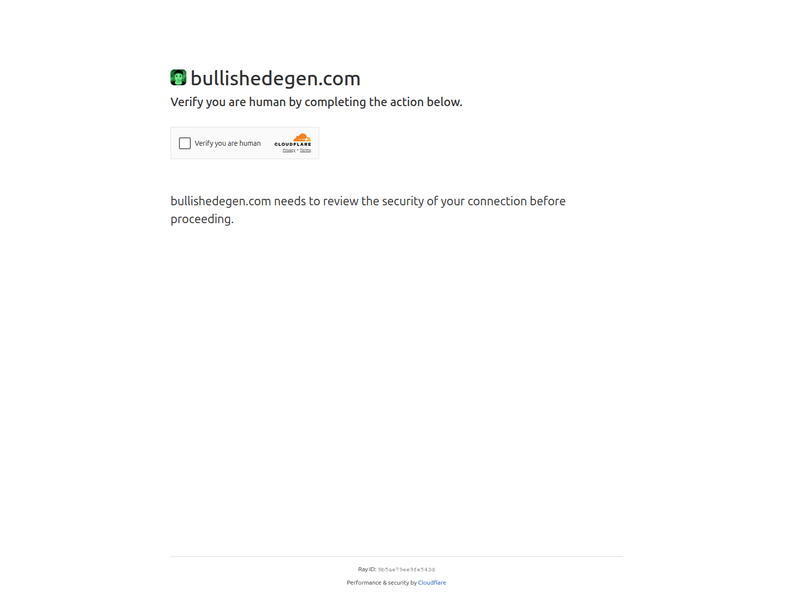 Screenshot of bullishedegen.com