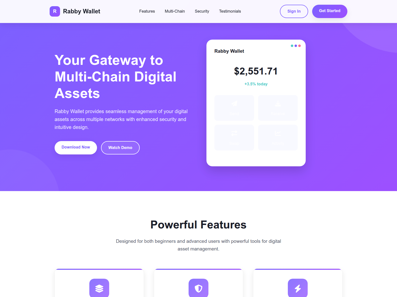 Screenshot of rabby.pw