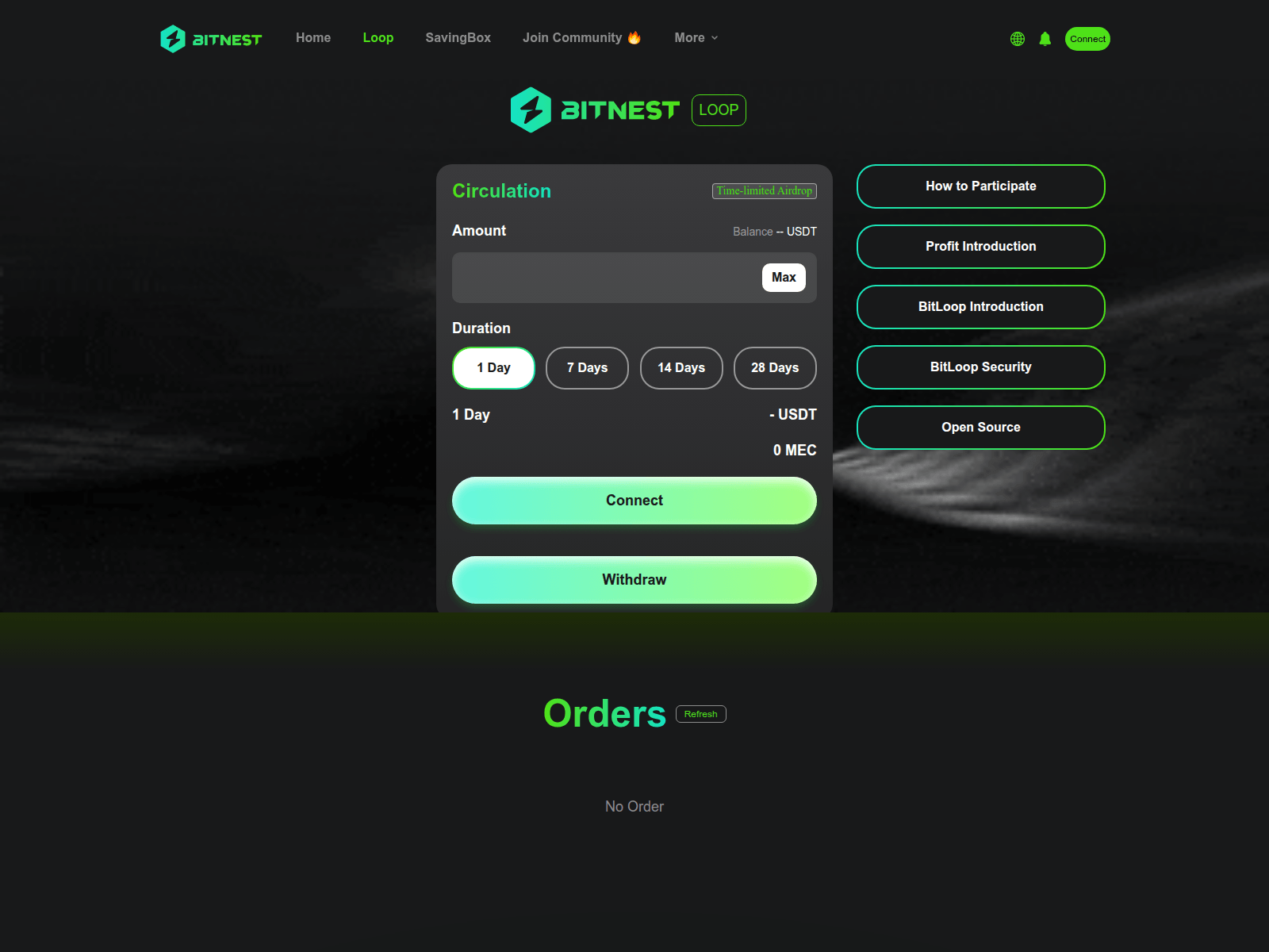 Screenshot of bitnestloop.site