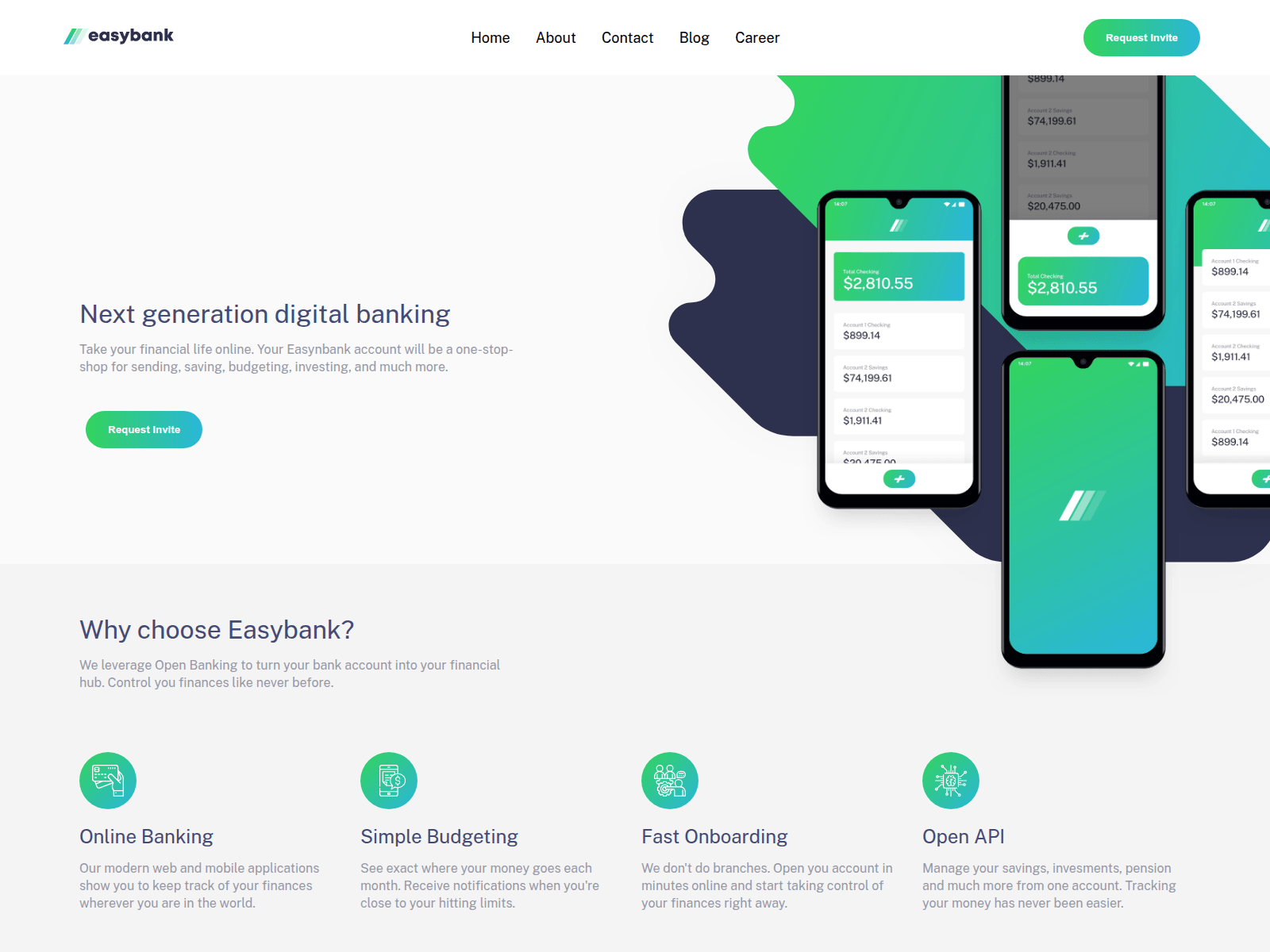 Screenshot of easy-bank-delta.vercel.app