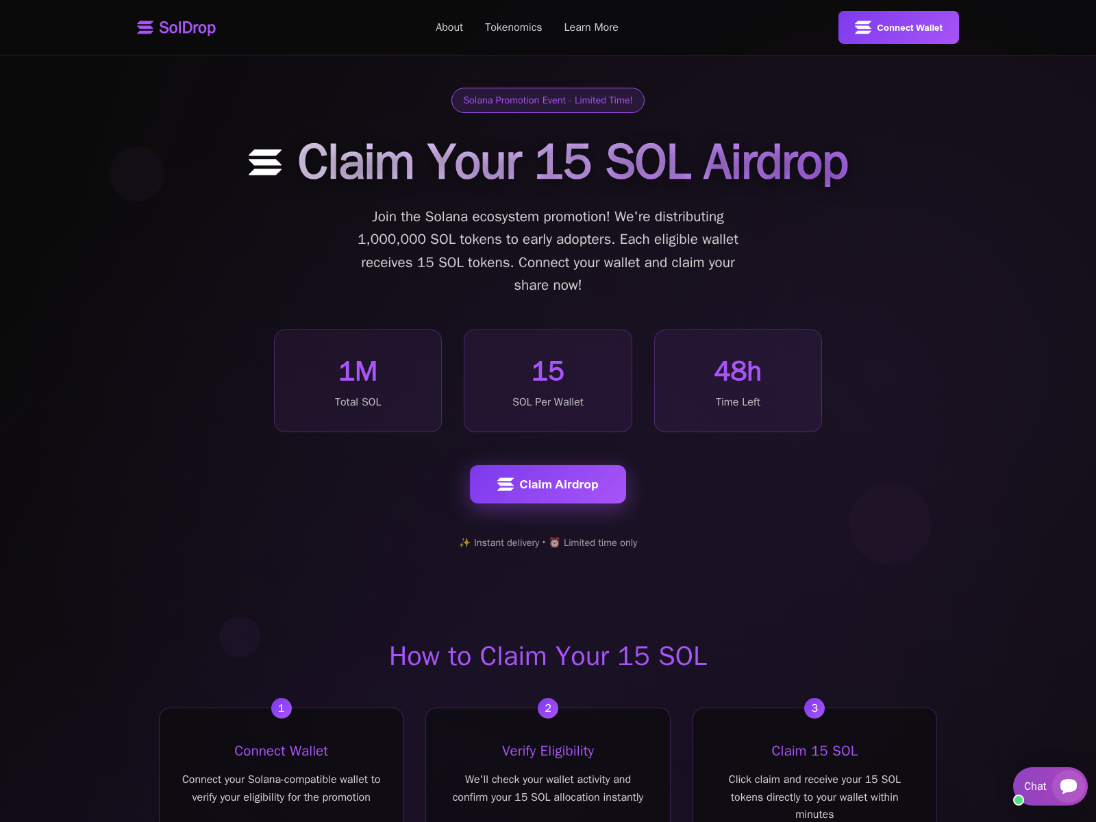 Screenshot of claim-solan.com