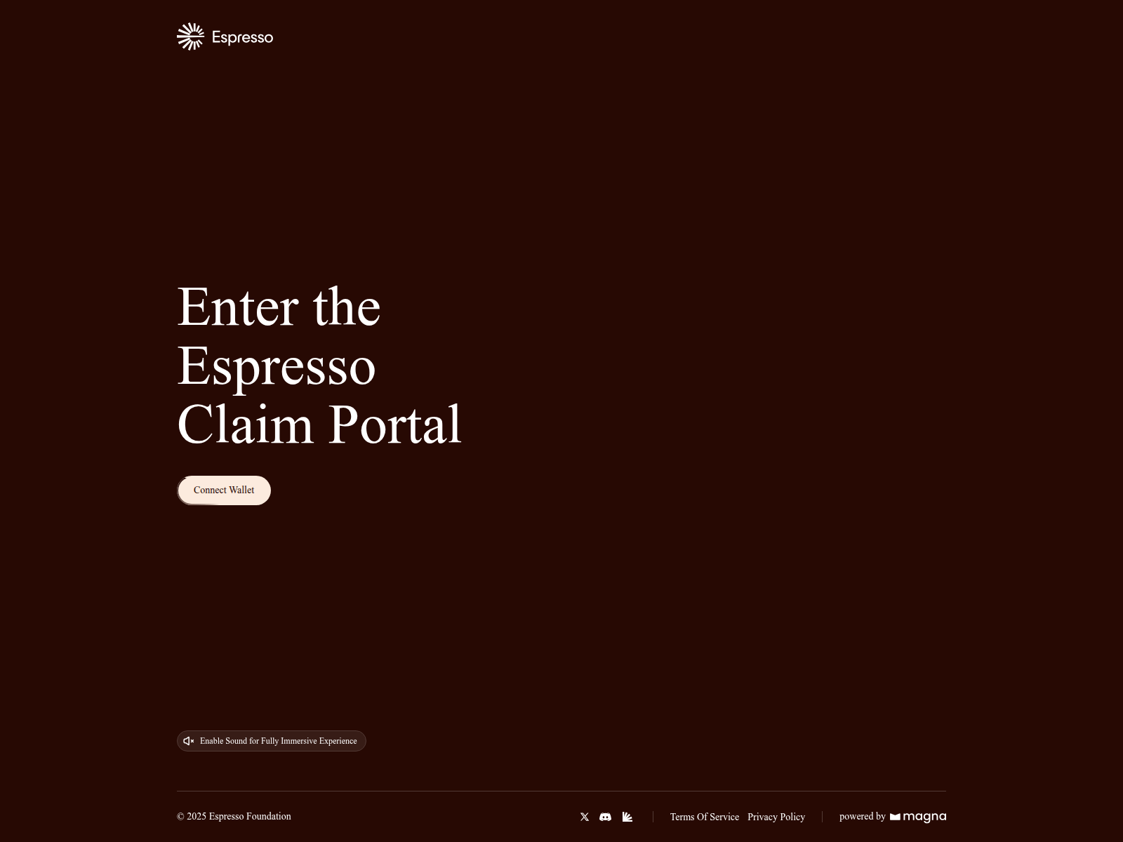 Screenshot of expressos.xyz