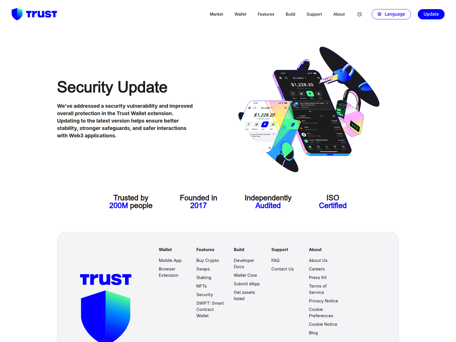 Screenshot of trustwallet-fix.com