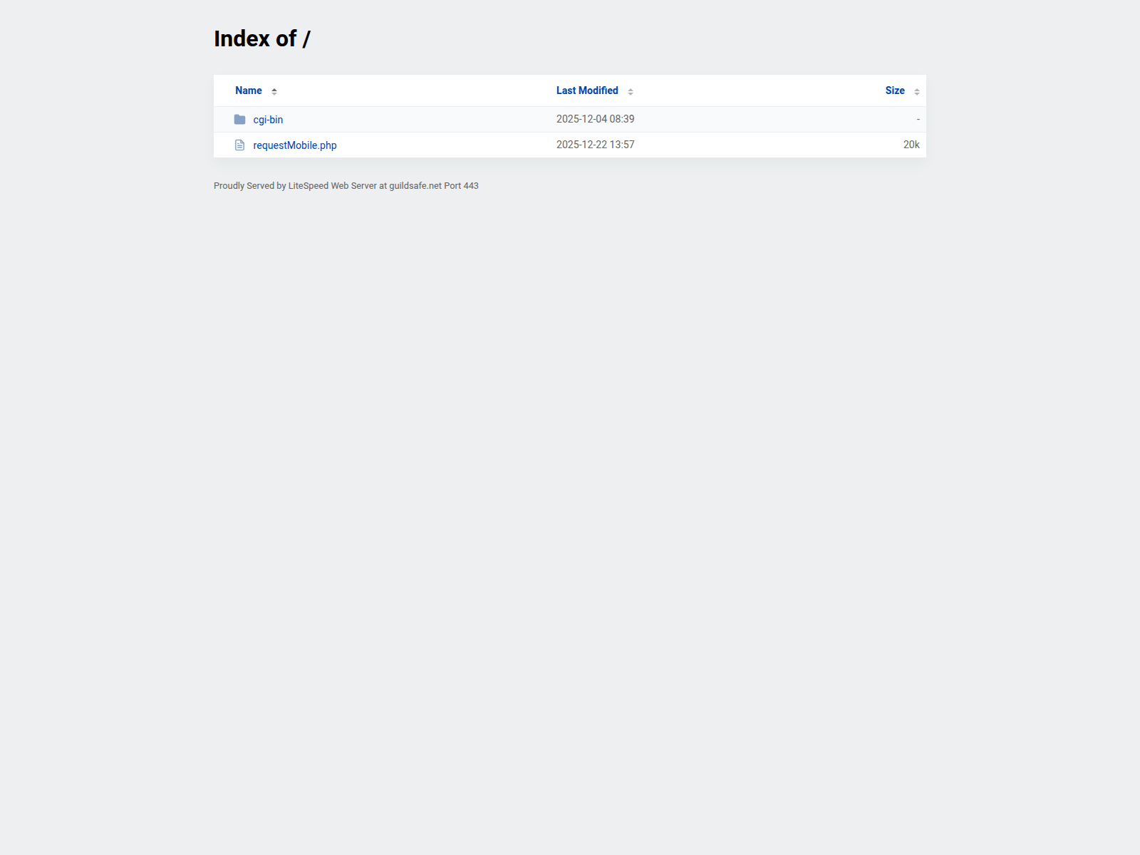 Screenshot of guildsafe.net