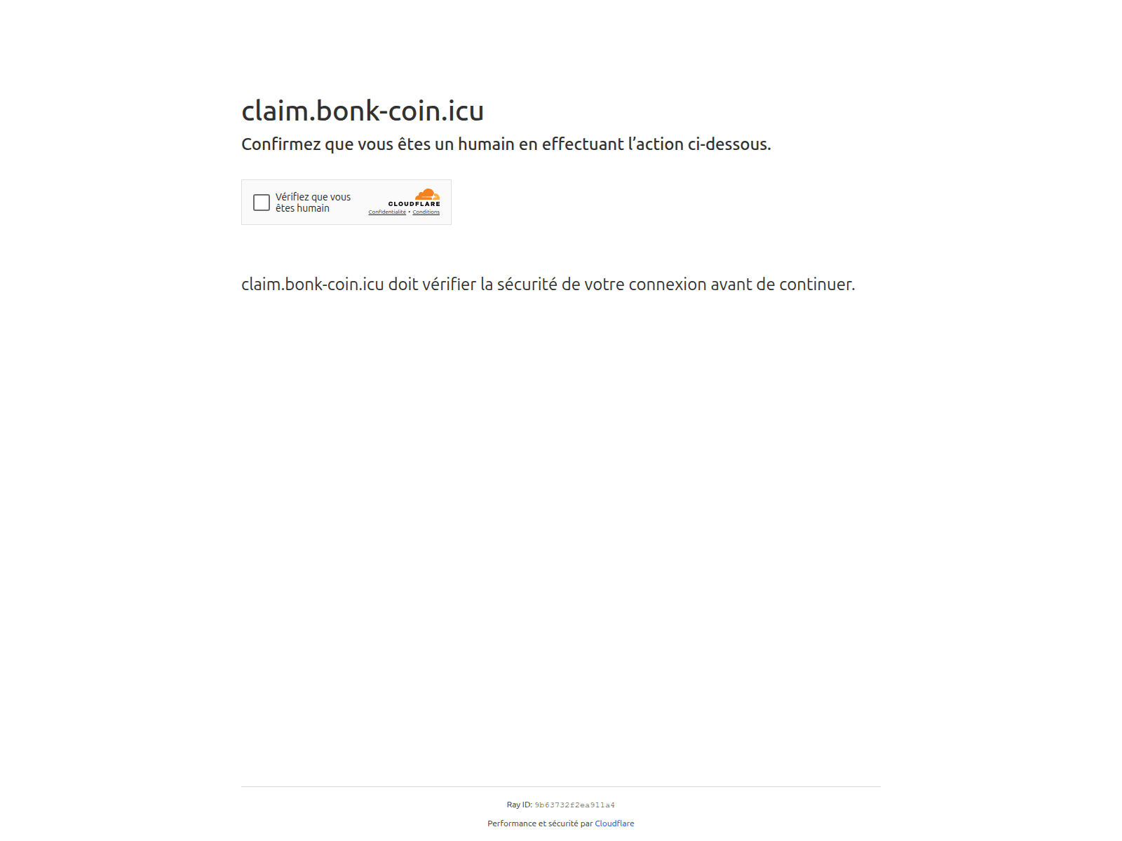 Screenshot of claim.bonk-coin.icu