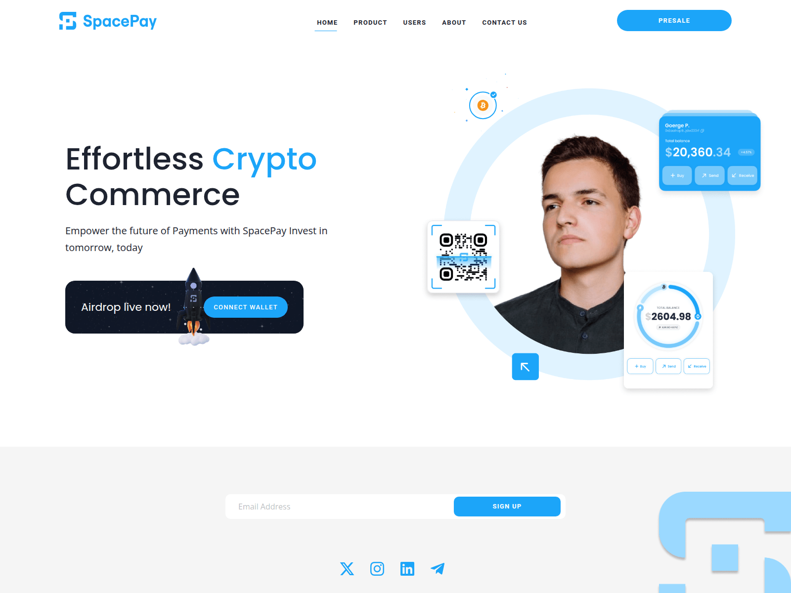 Screenshot of space-pay.live