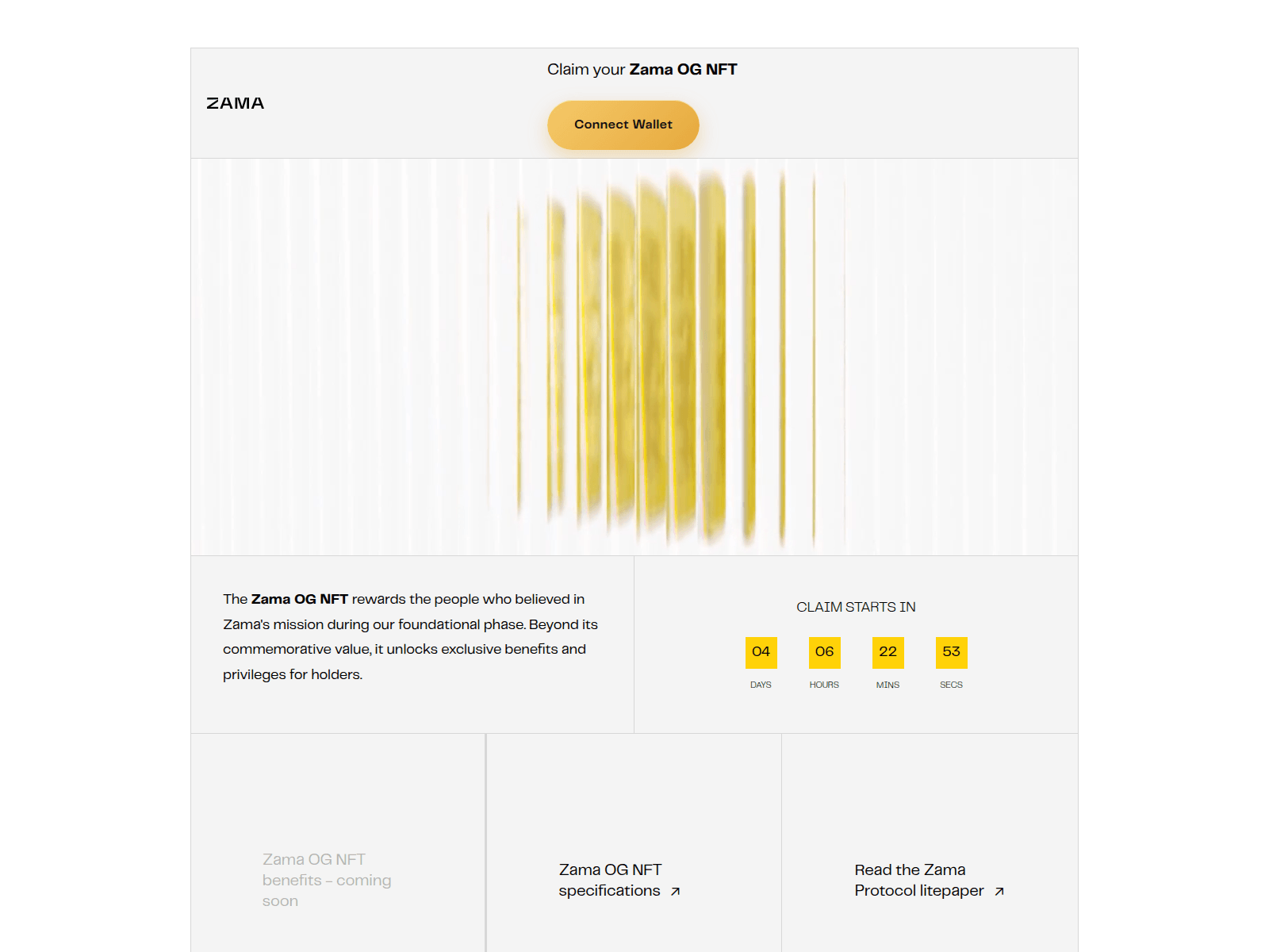 Screenshot of register-zama.org