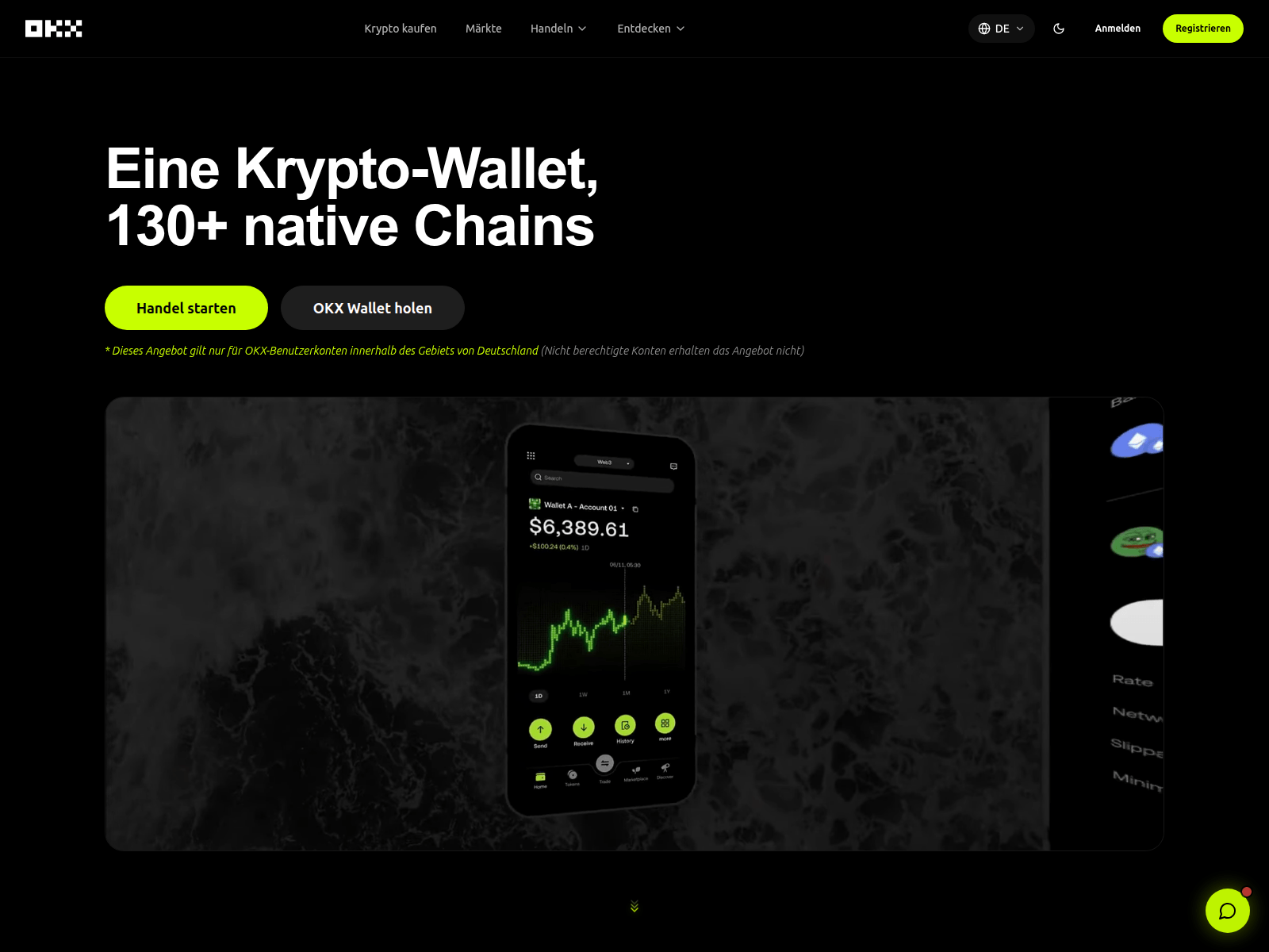 Screenshot of okxwallet.world