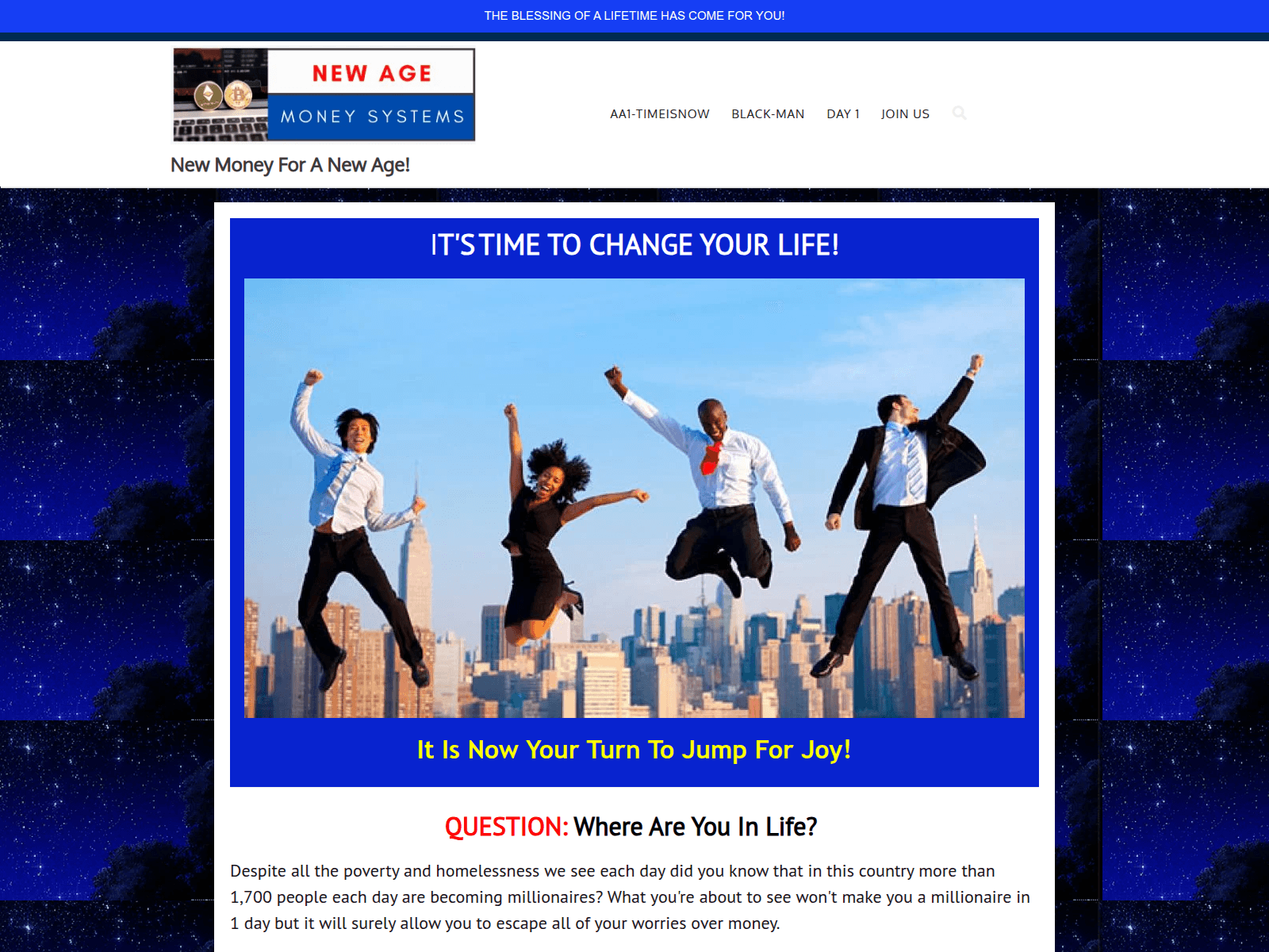 Screenshot of newagemoney.net