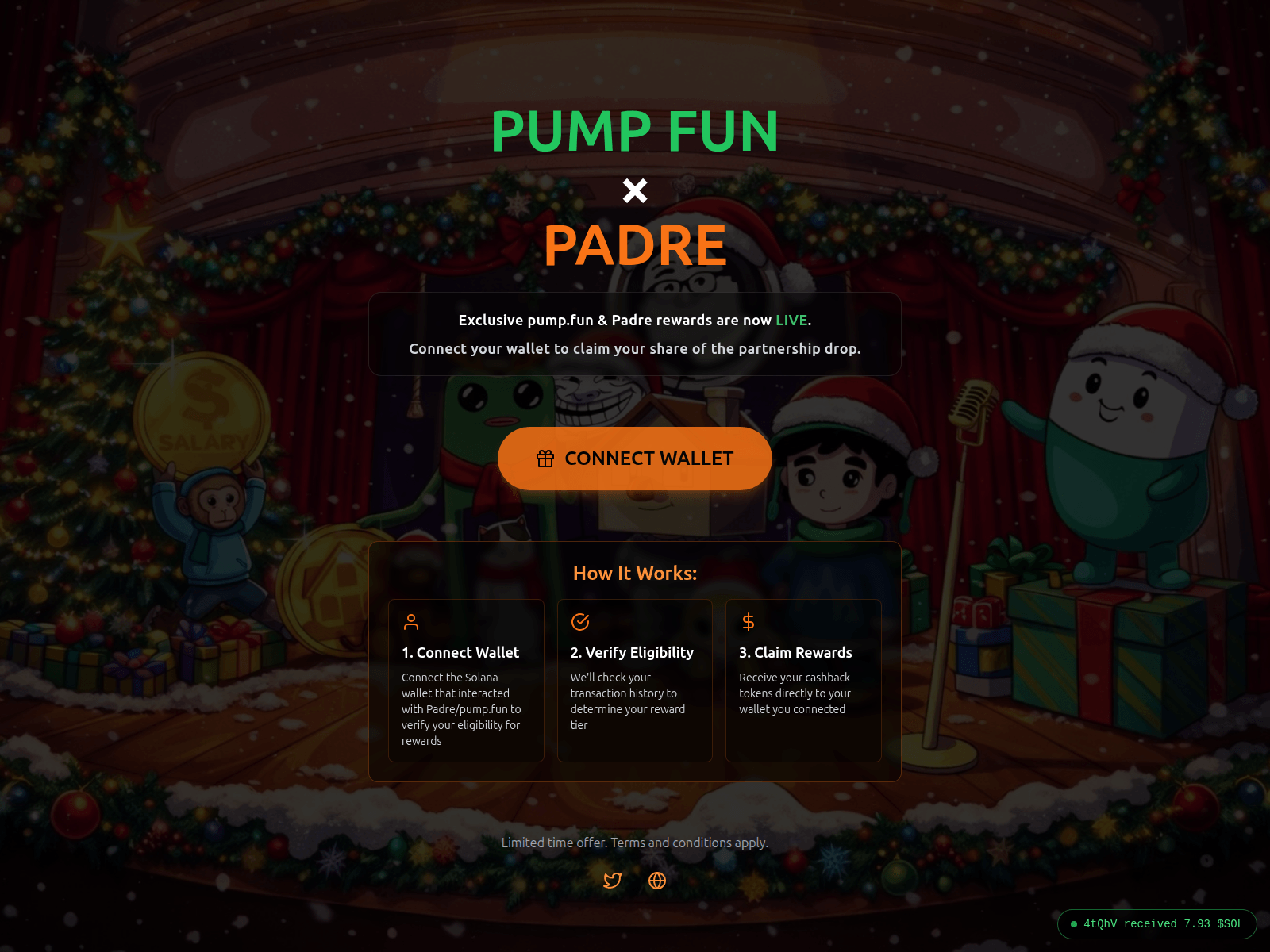 Screenshot of padretrade.io