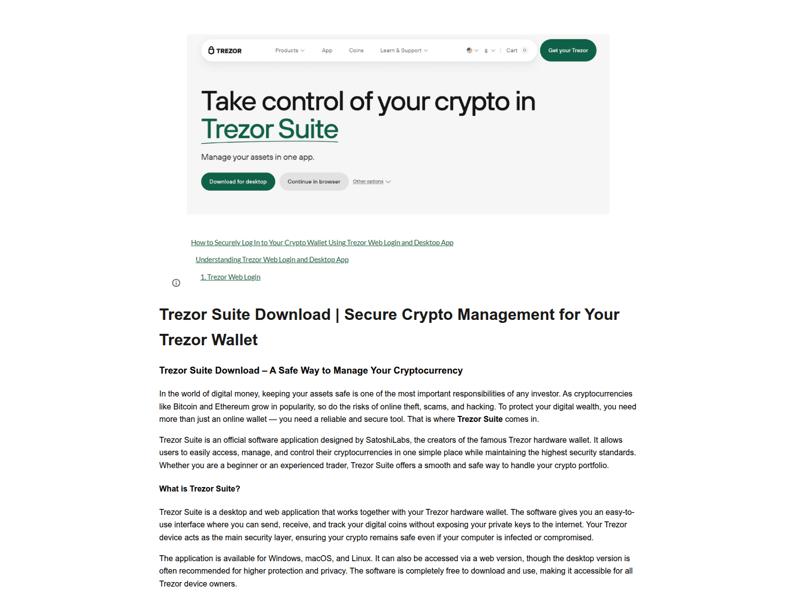 Screenshot of io-trezeer-strt-learn-suites.pages.dev