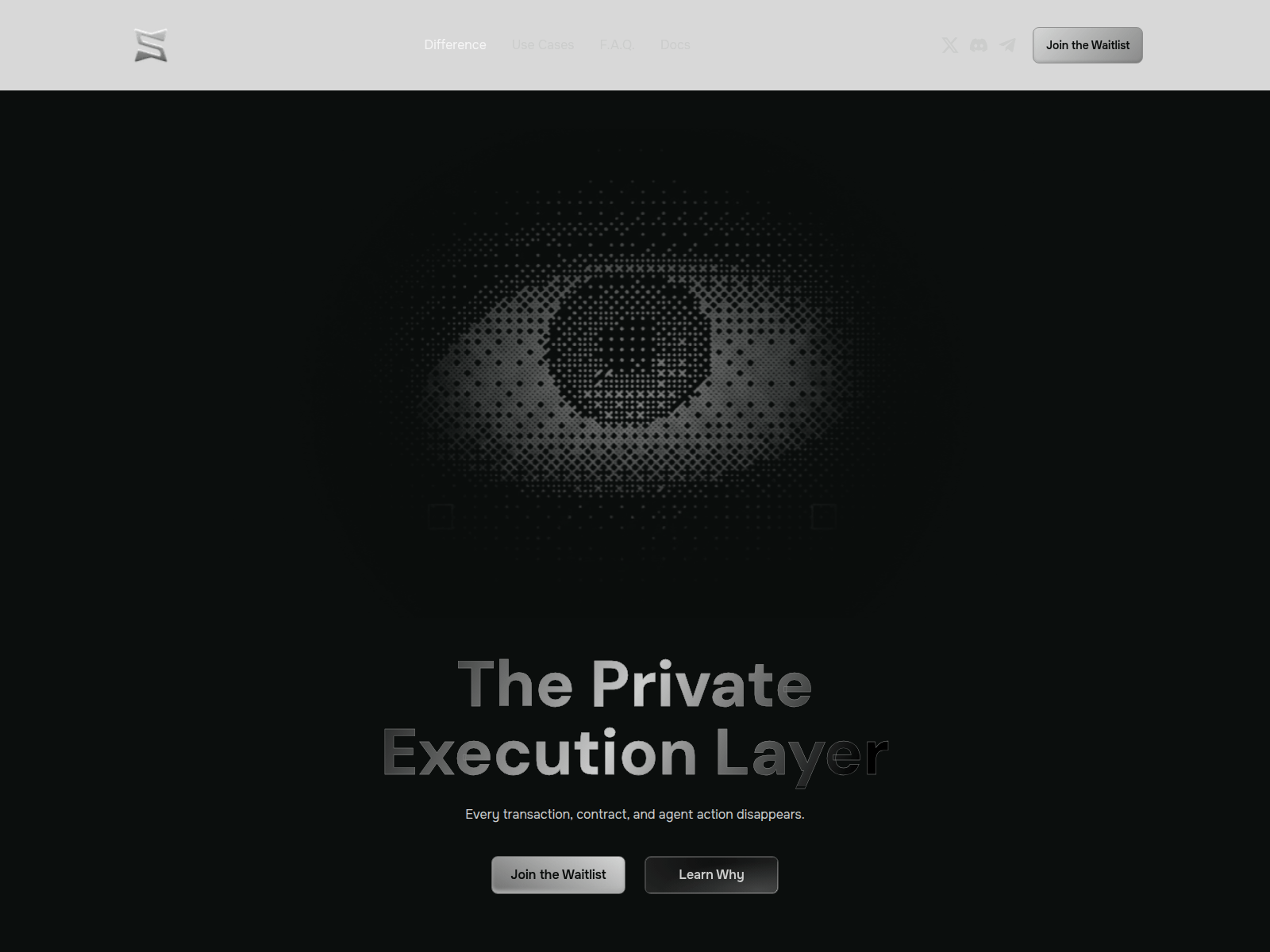 Screenshot of shade.network