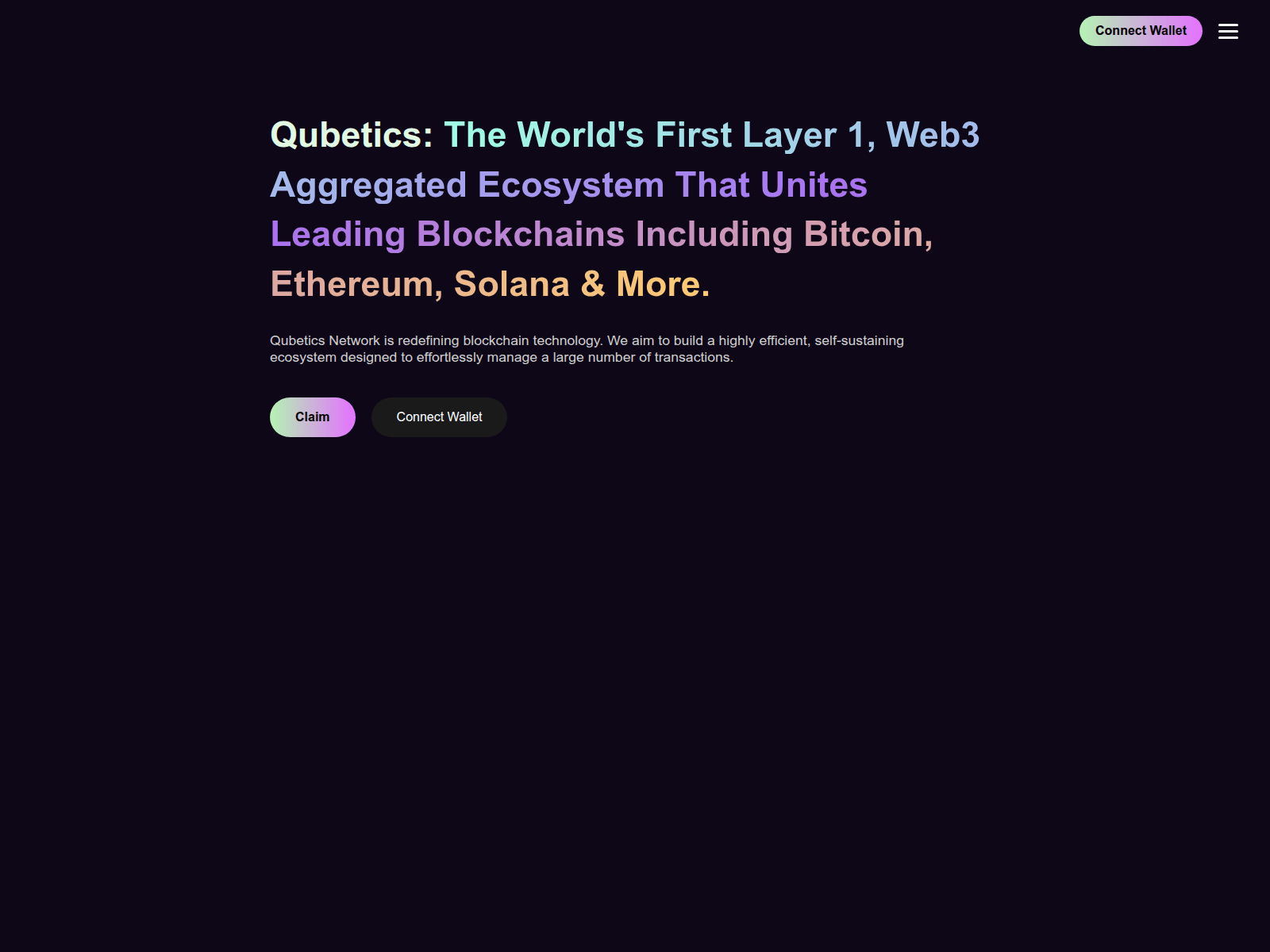 Screenshot of claim-qubetrics.pages.dev