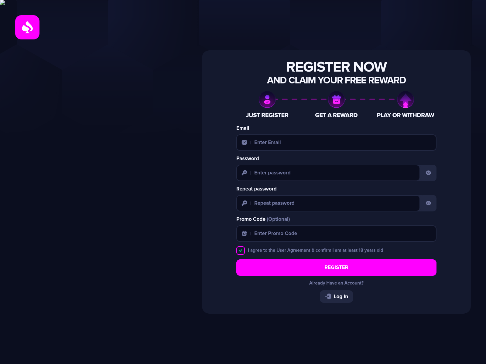 Screenshot of wildfortunex.com