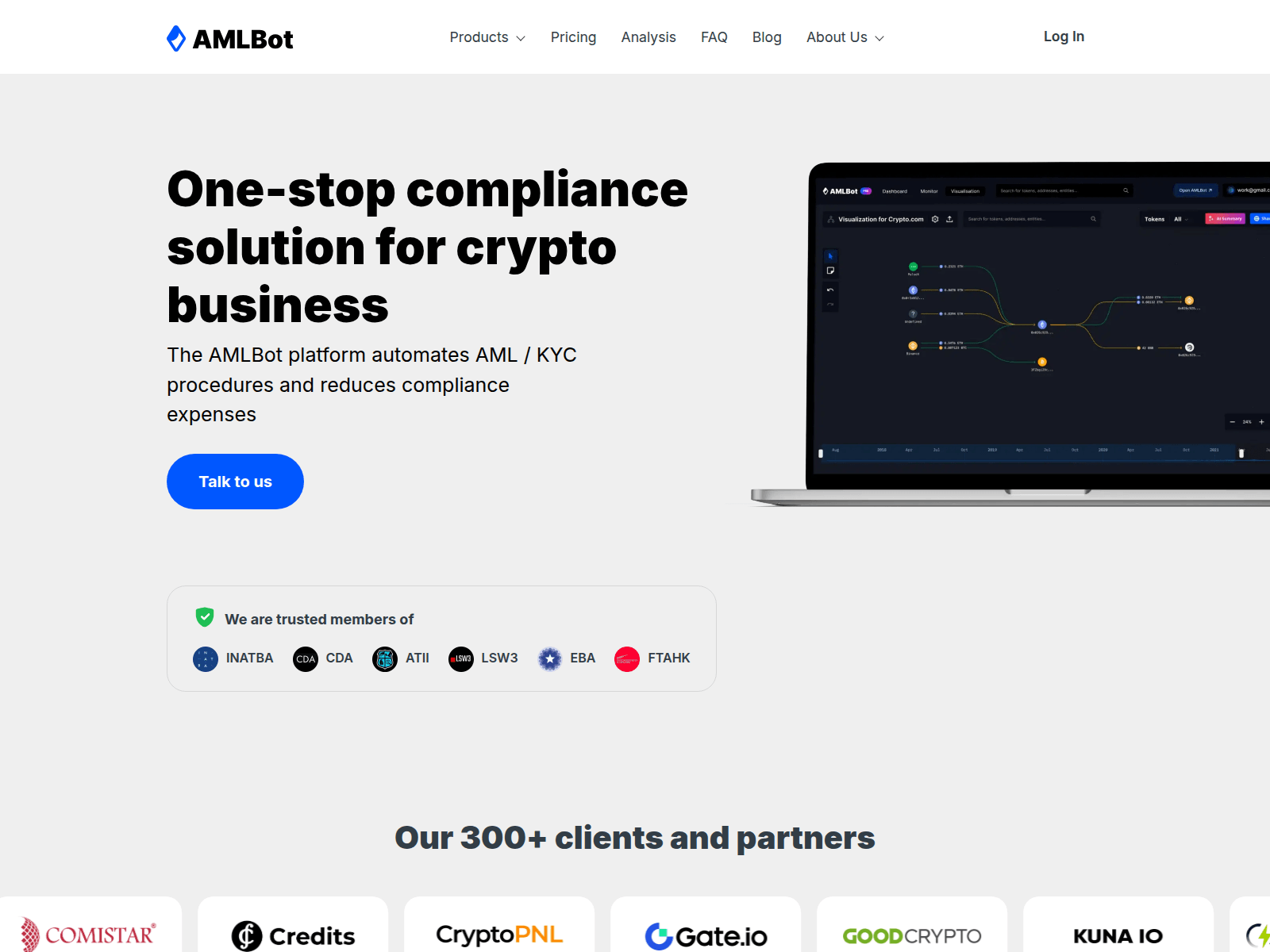 Screenshot of amlchecktether.pro