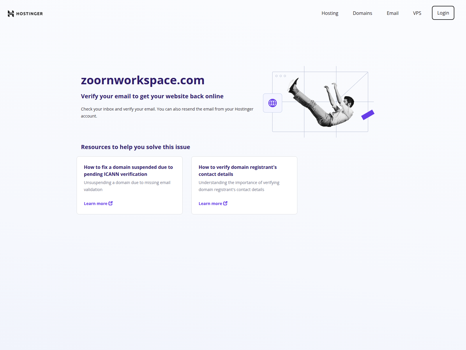 Screenshot of zoornworkspace.com