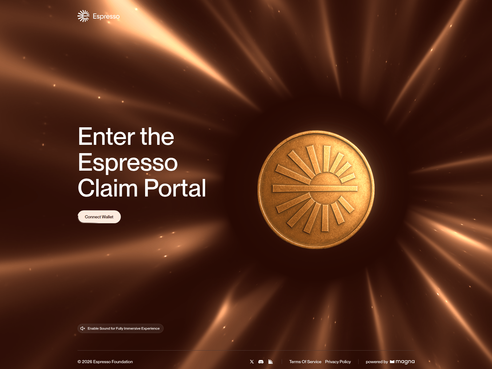 Screenshot of esqresso.foundation