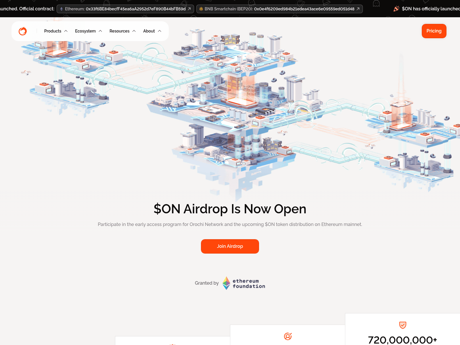 Screenshot of claim-orochi.network