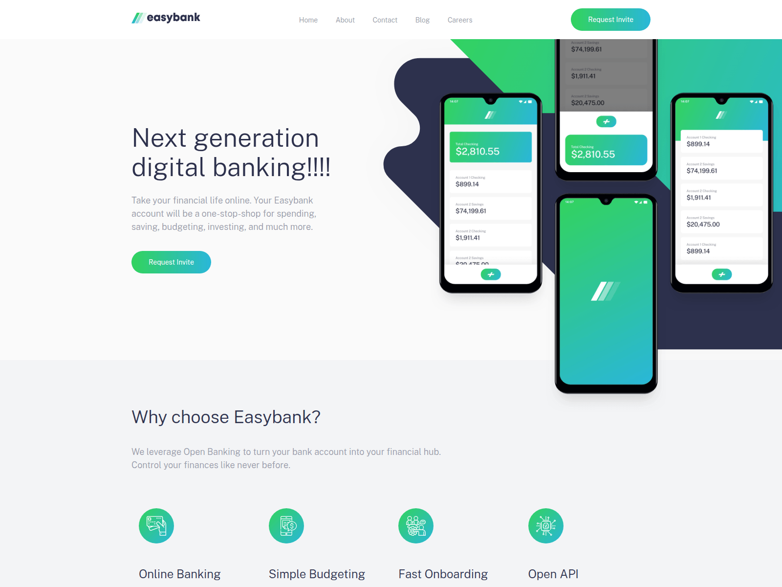 Screenshot of easy-bank-pi.vercel.app