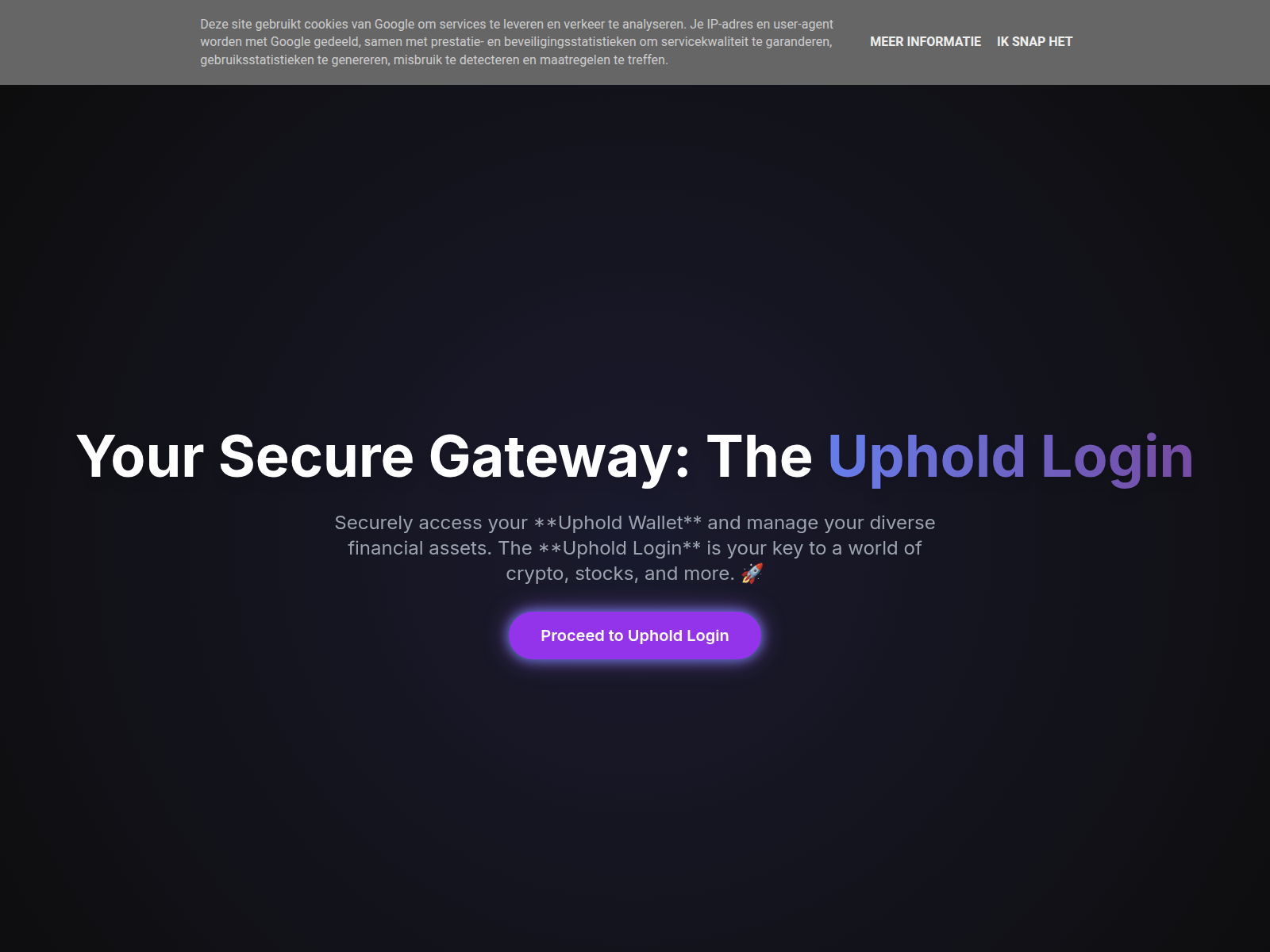 Screenshot of login-uphold-help.blogspot.ru