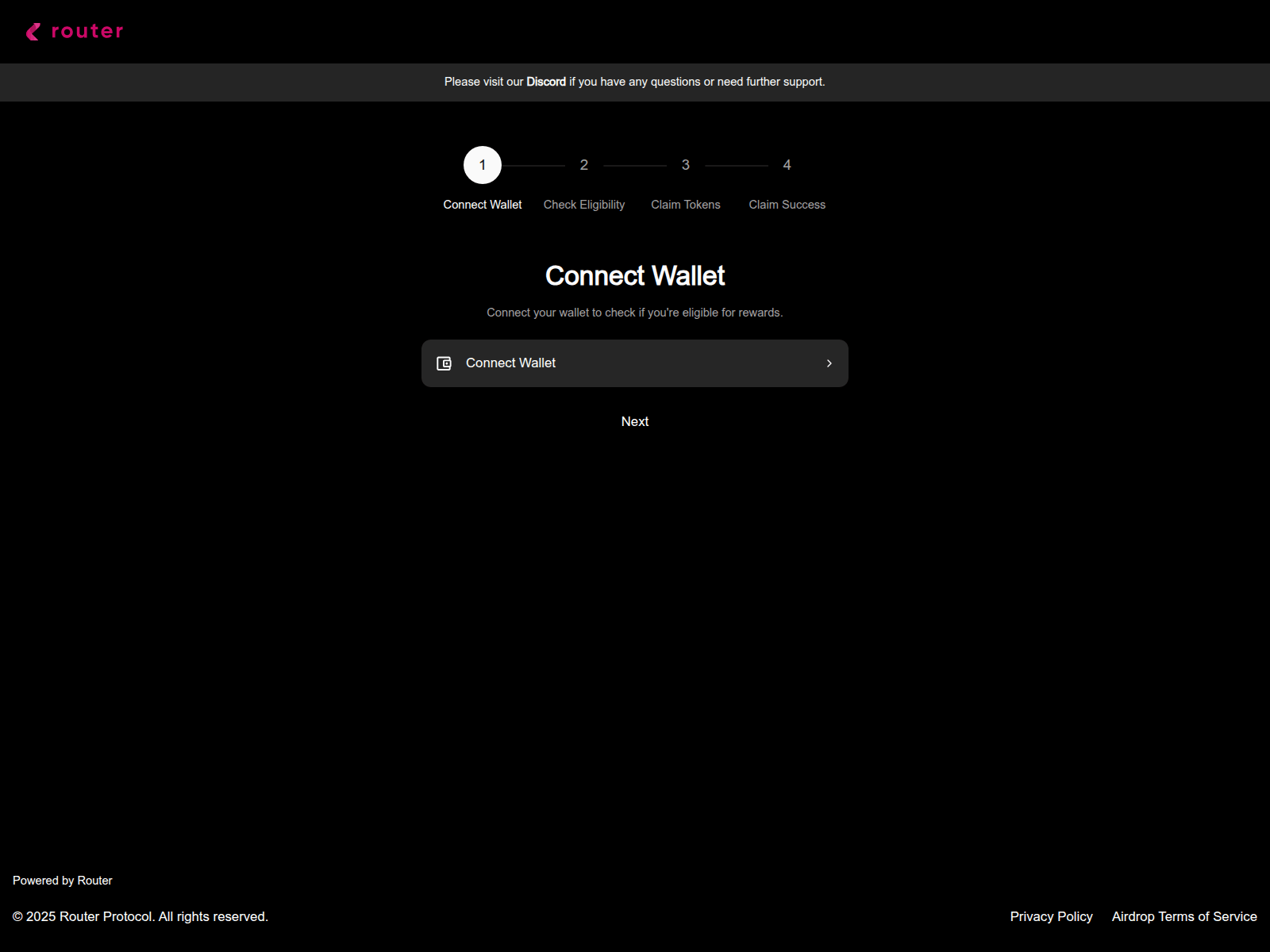 Screenshot of router-airdrop.top