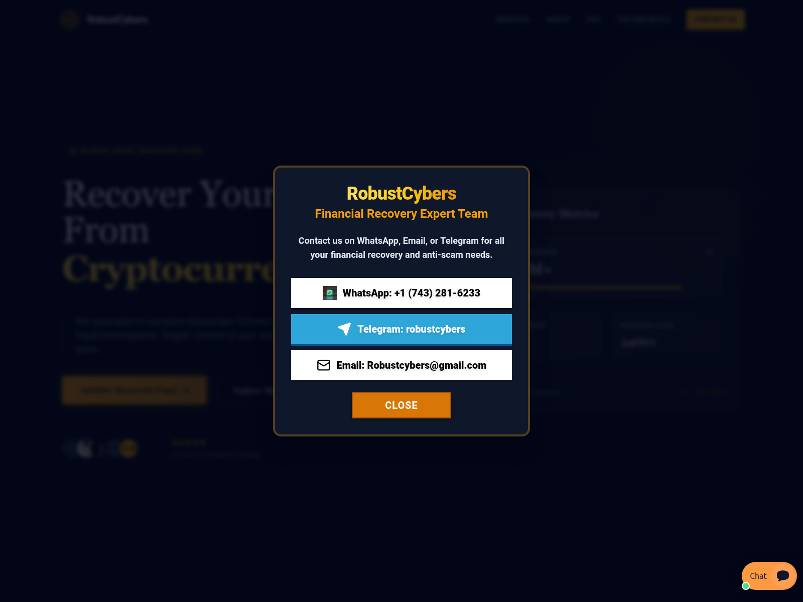 Screenshot of robustcybers.net