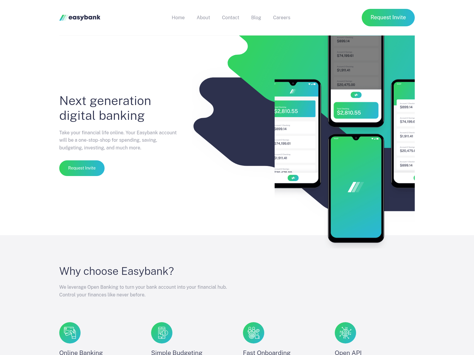 Screenshot of easybank-landing-page-fem.vercel.app