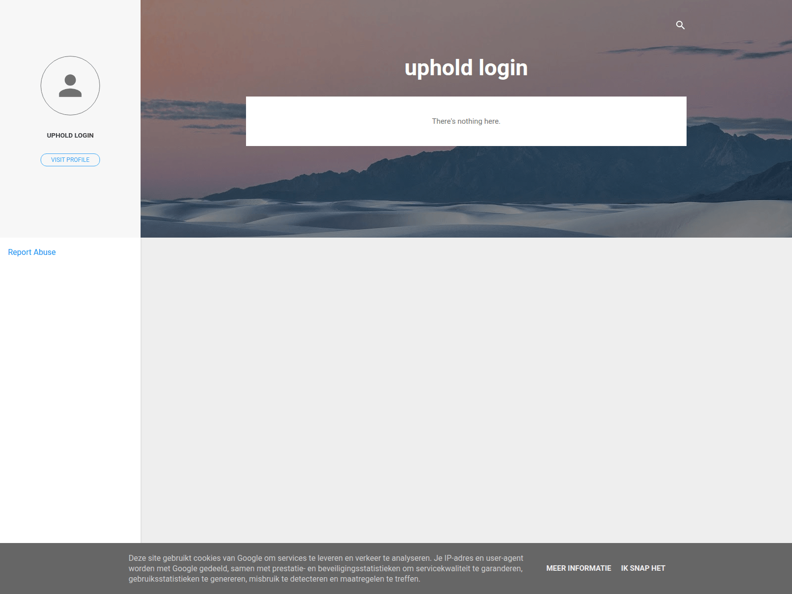 Screenshot of uphold-logins.blogspot.com