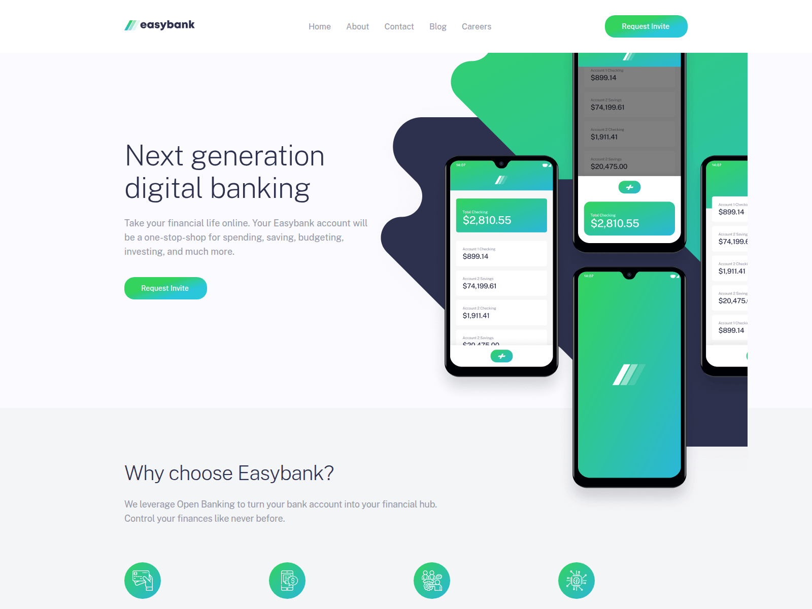 Screenshot of easybank-figma.vercel.app