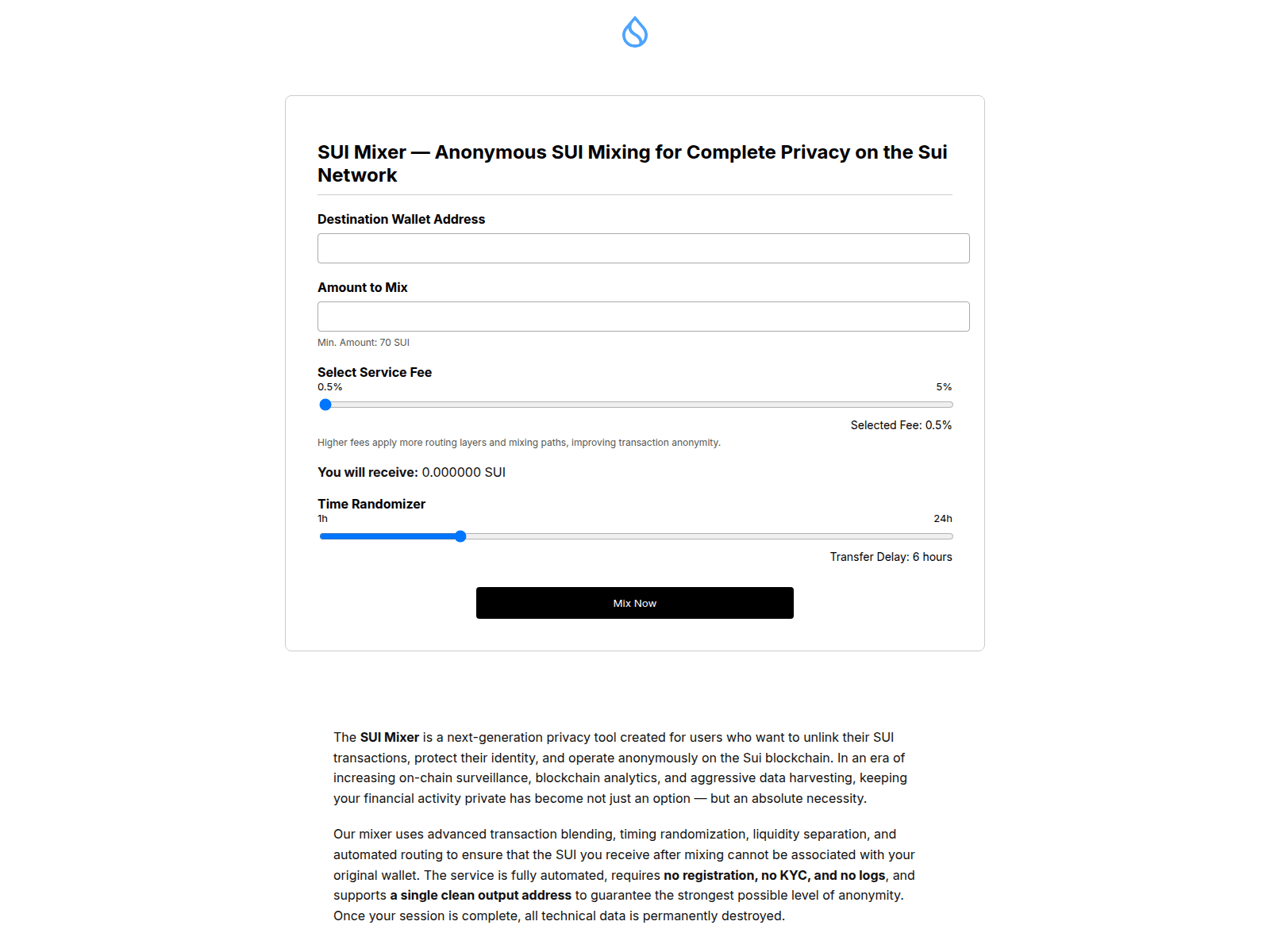 Forensic screenshot of suimixer.com