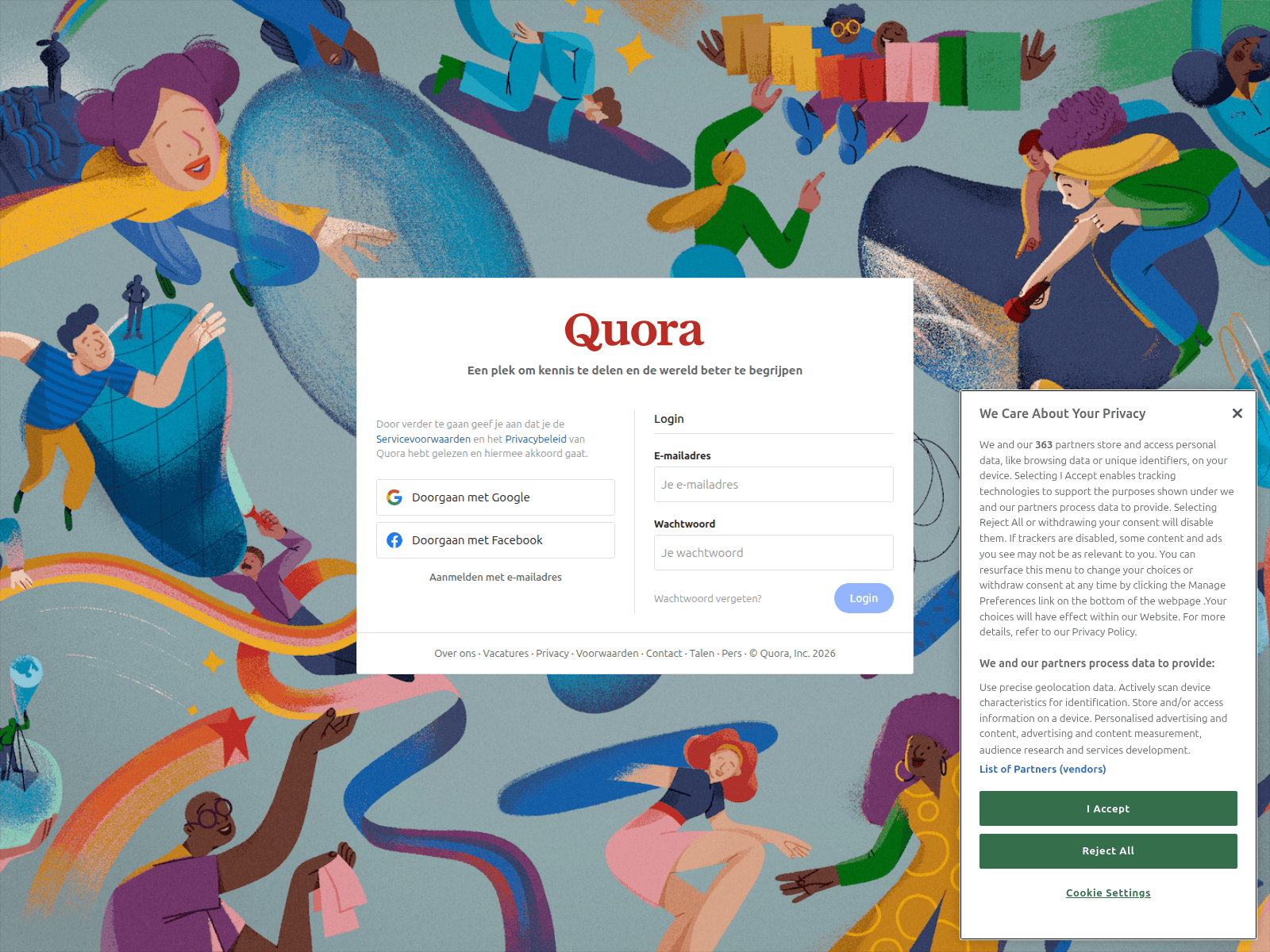 Screenshot of quora.com