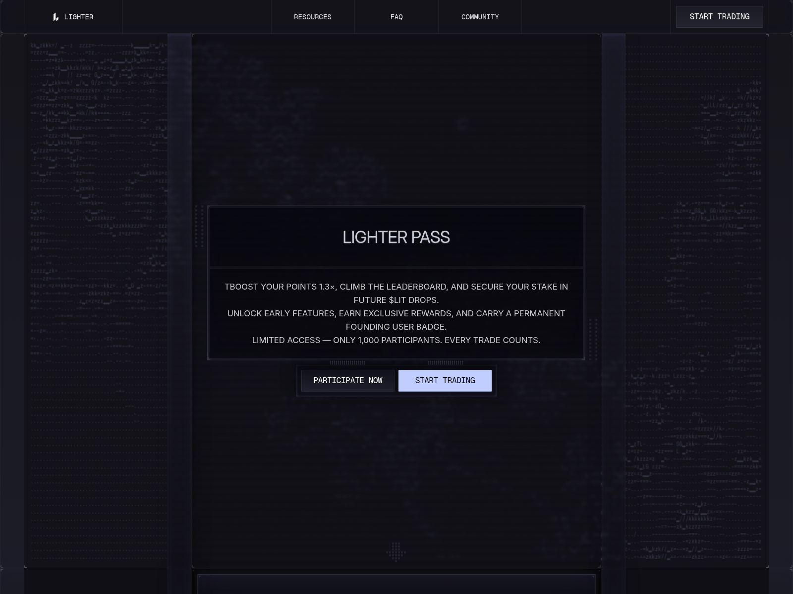 Screenshot of lit-lighter.org