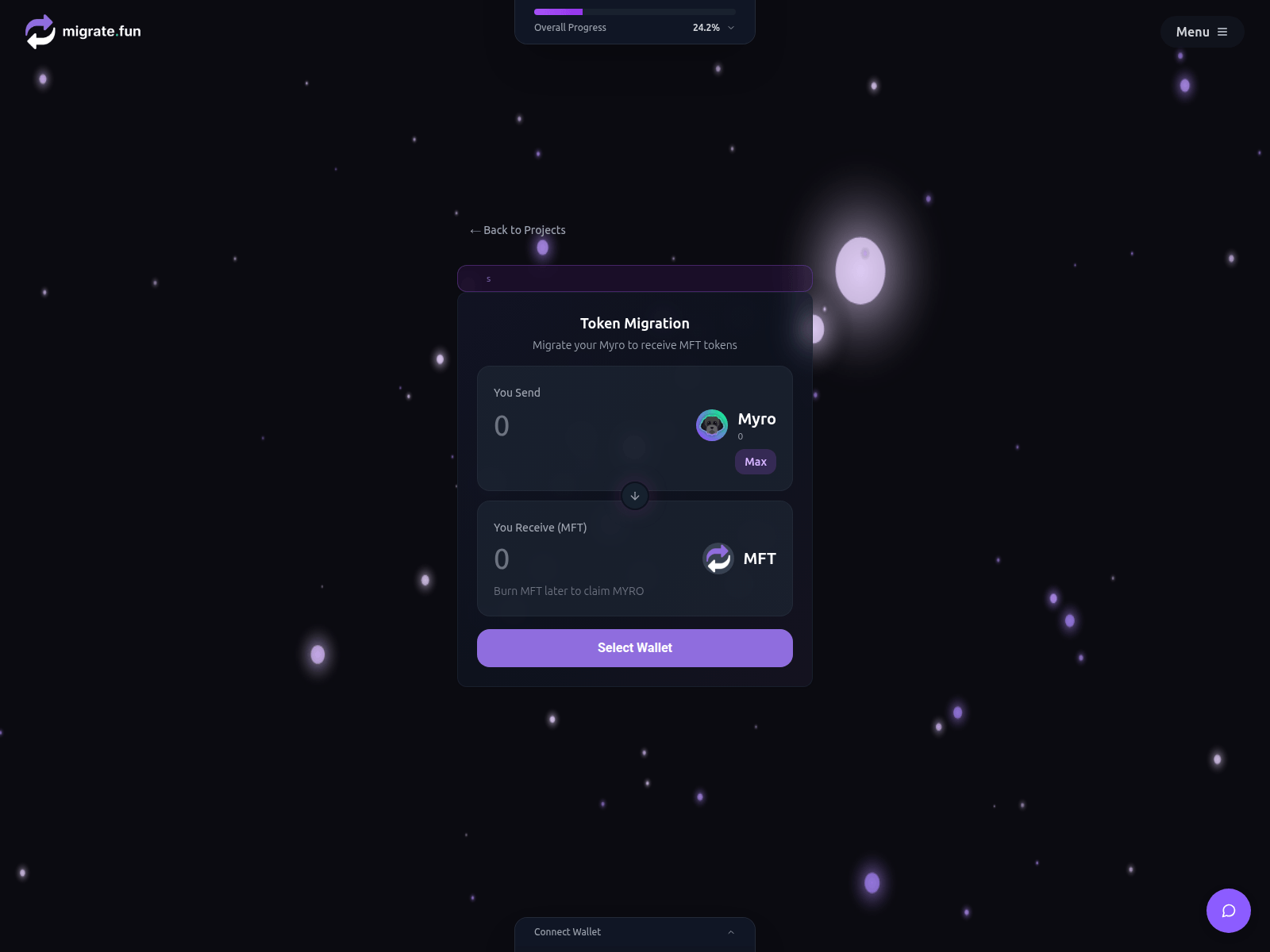 Screenshot of migrationmyro-migrate.fun