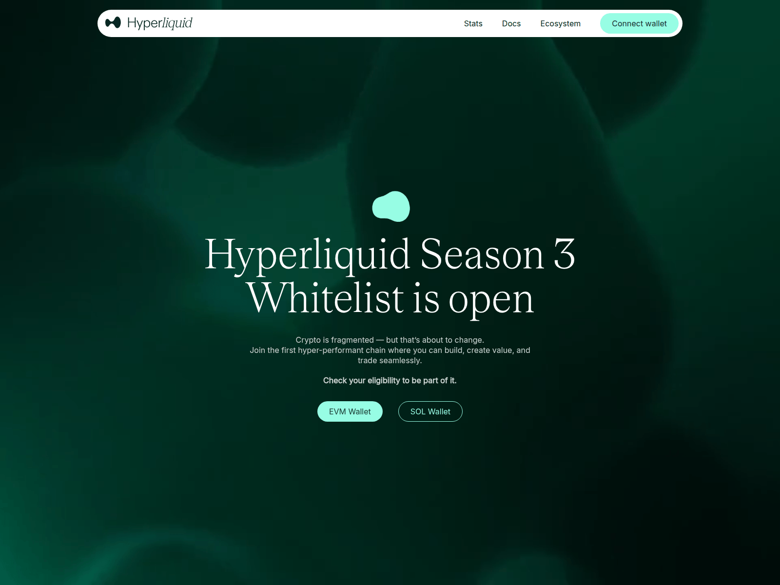 Screenshot of hyperliquidlist.xyz