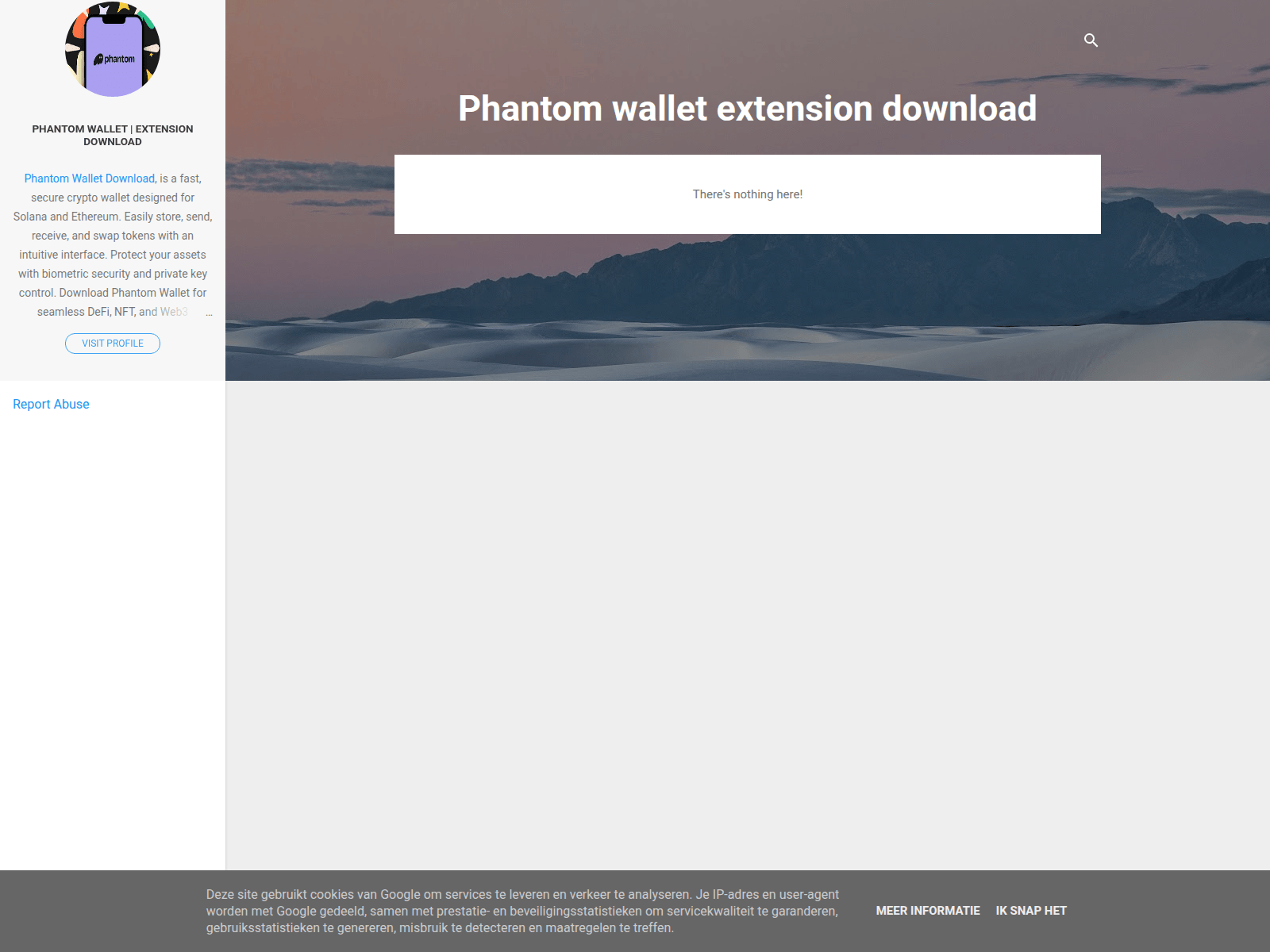 Screenshot of phantomwalletextensiondownload.blogspot.com.au