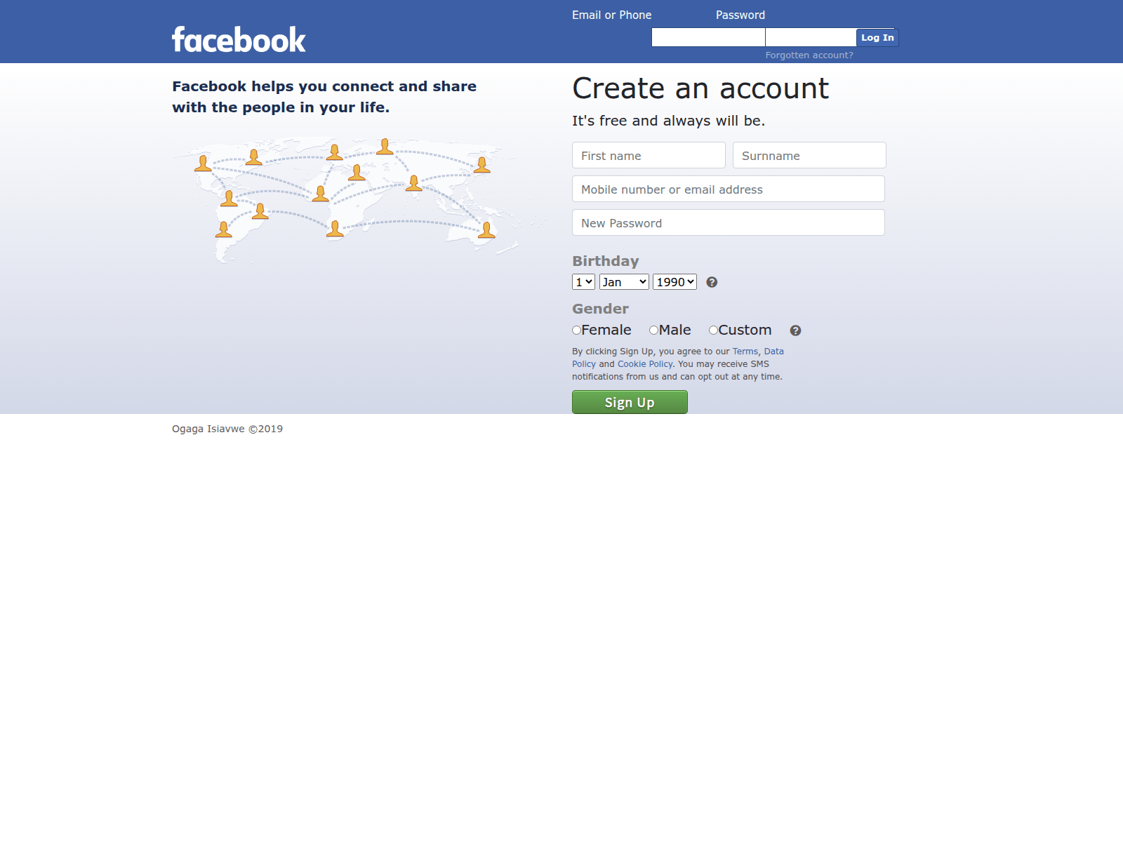 Screenshot of ogagaisi.github.io