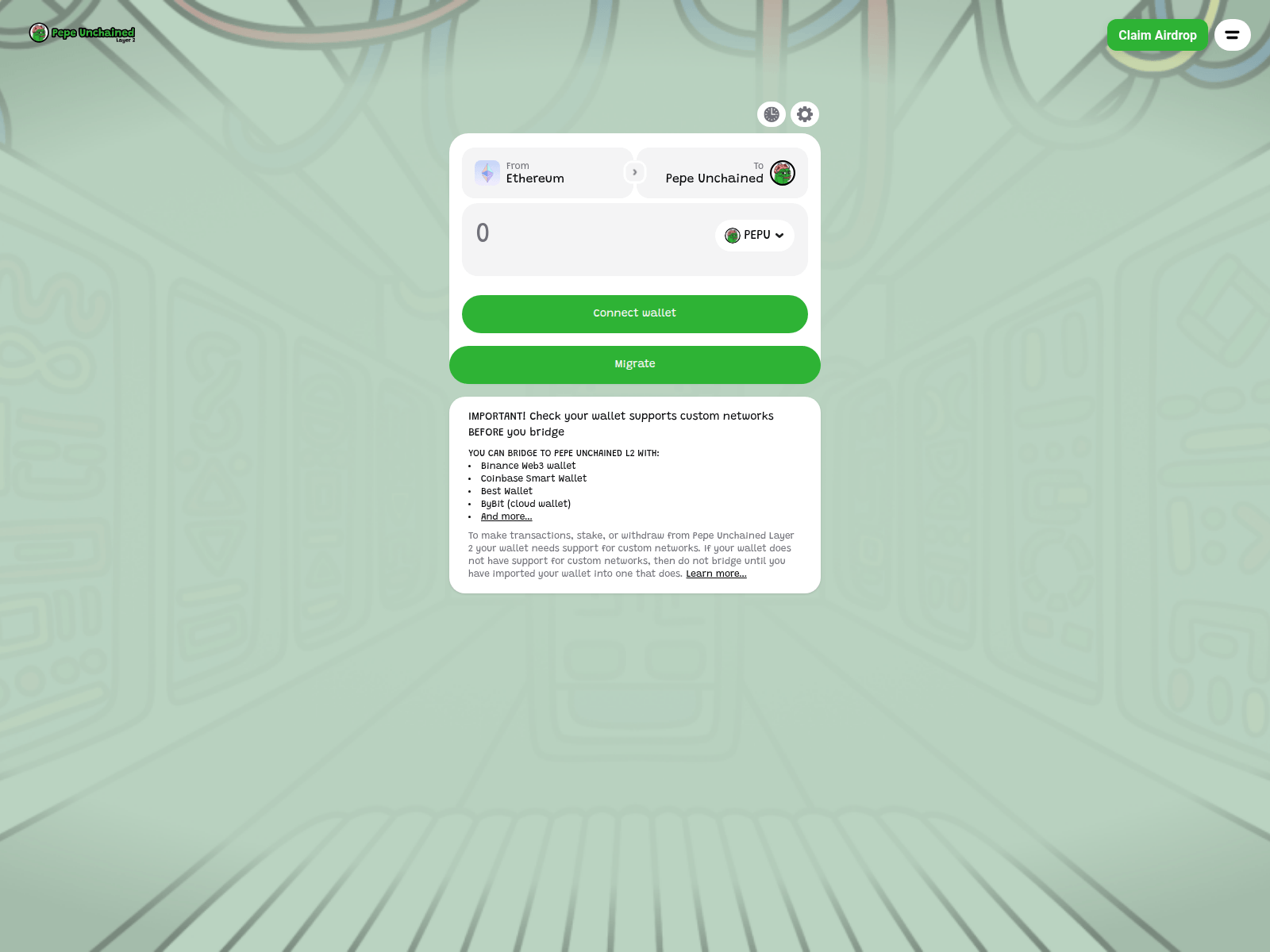 Screenshot of pepumigrate.pages.dev