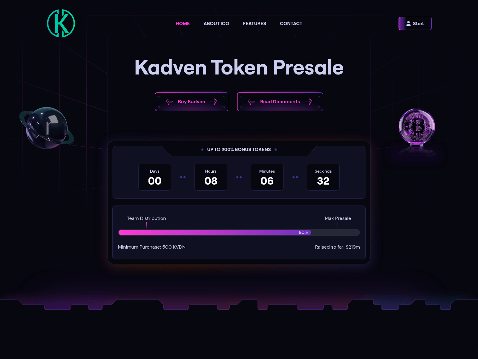 Screenshot of kadven.io
