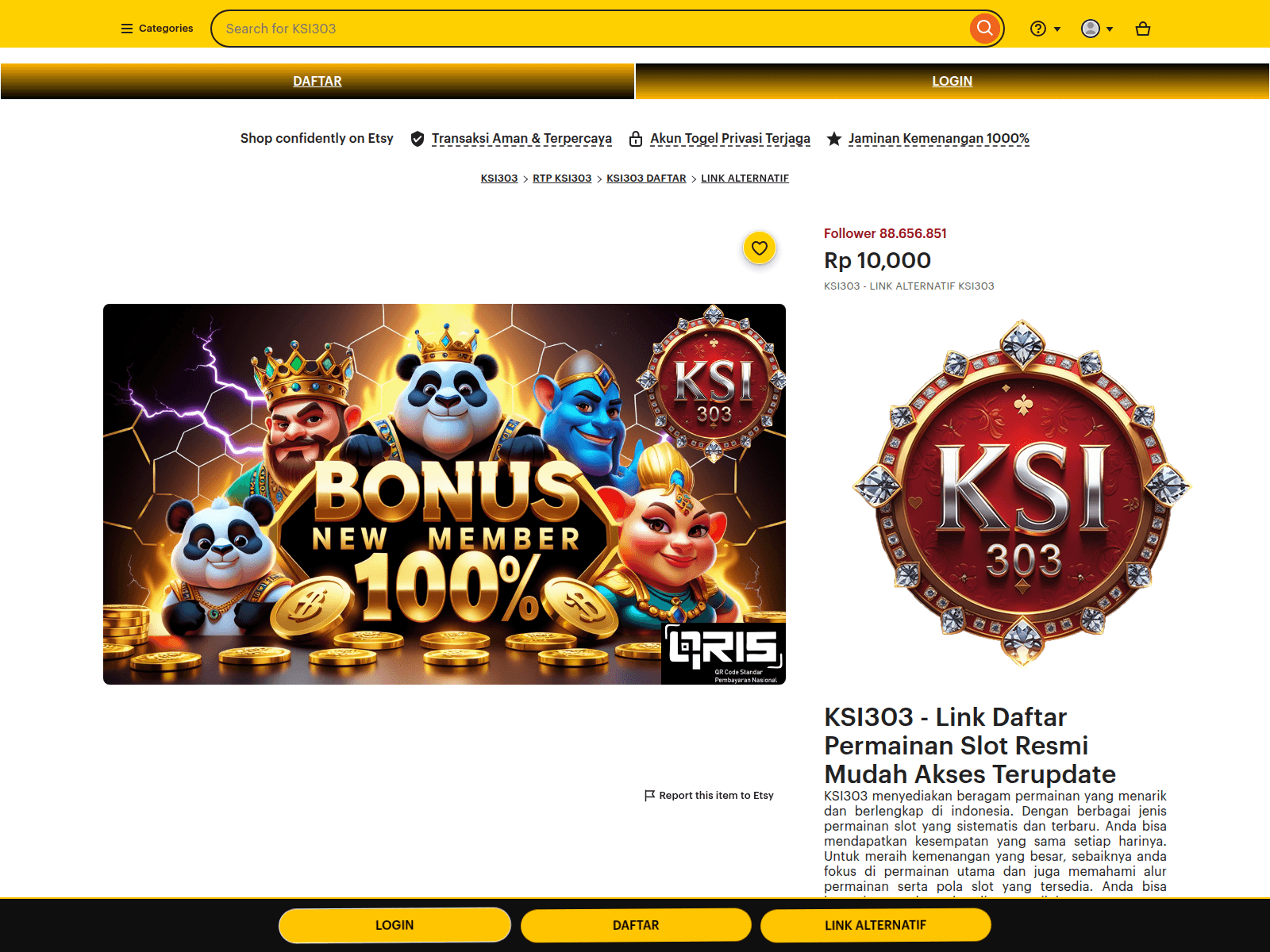 Screenshot of ksi303.org