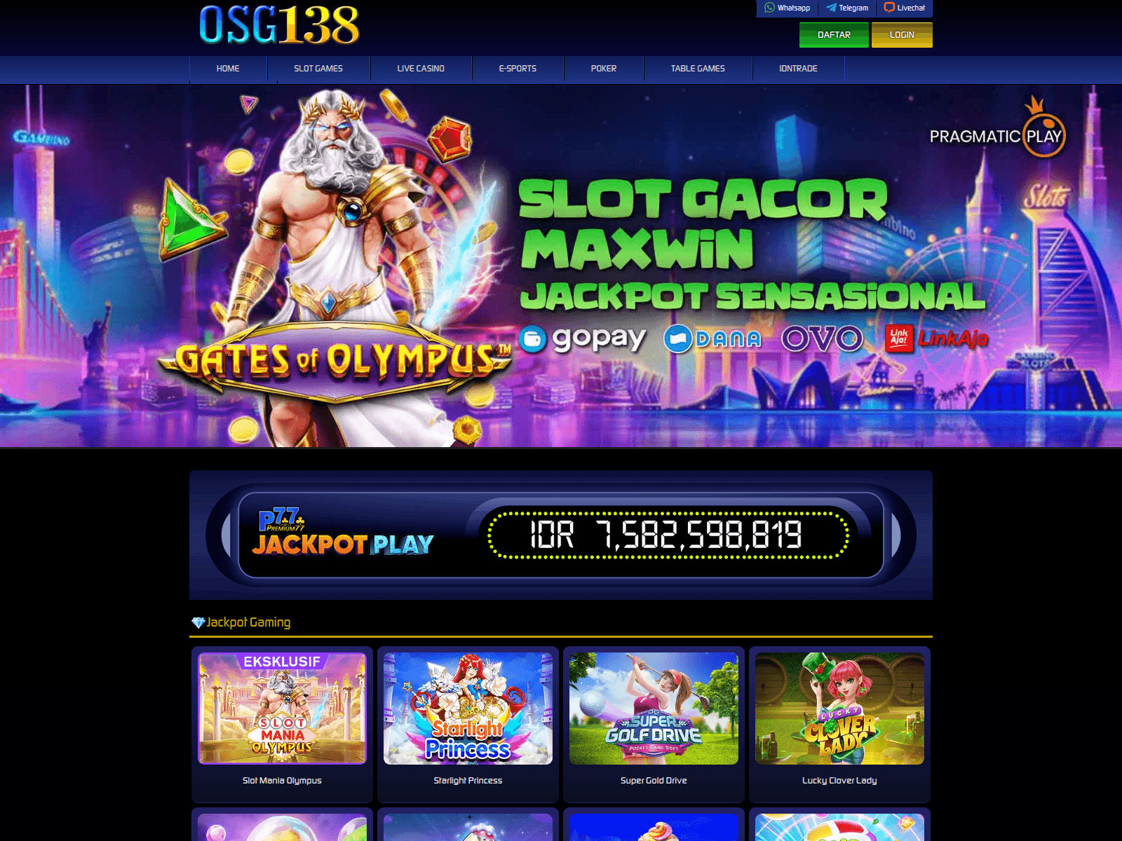 Screenshot of osg138.org