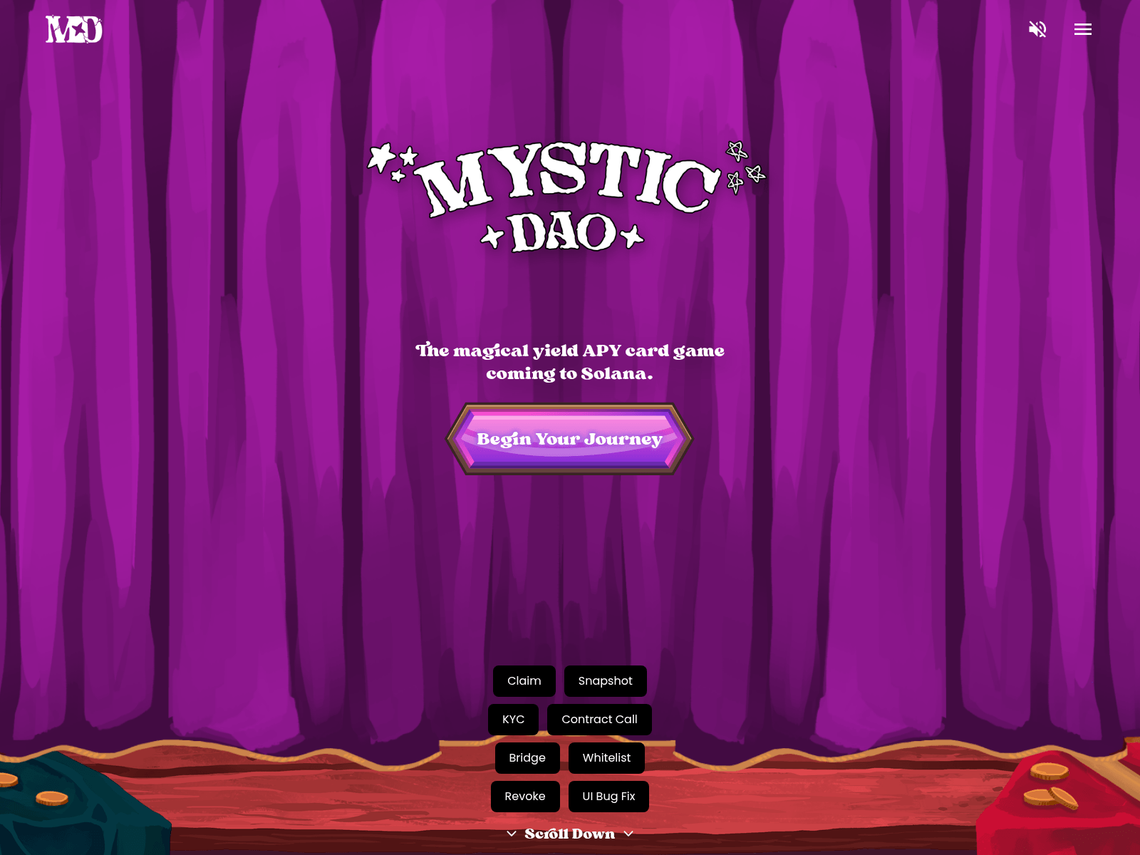 Screenshot of app-mysticdao.xyz