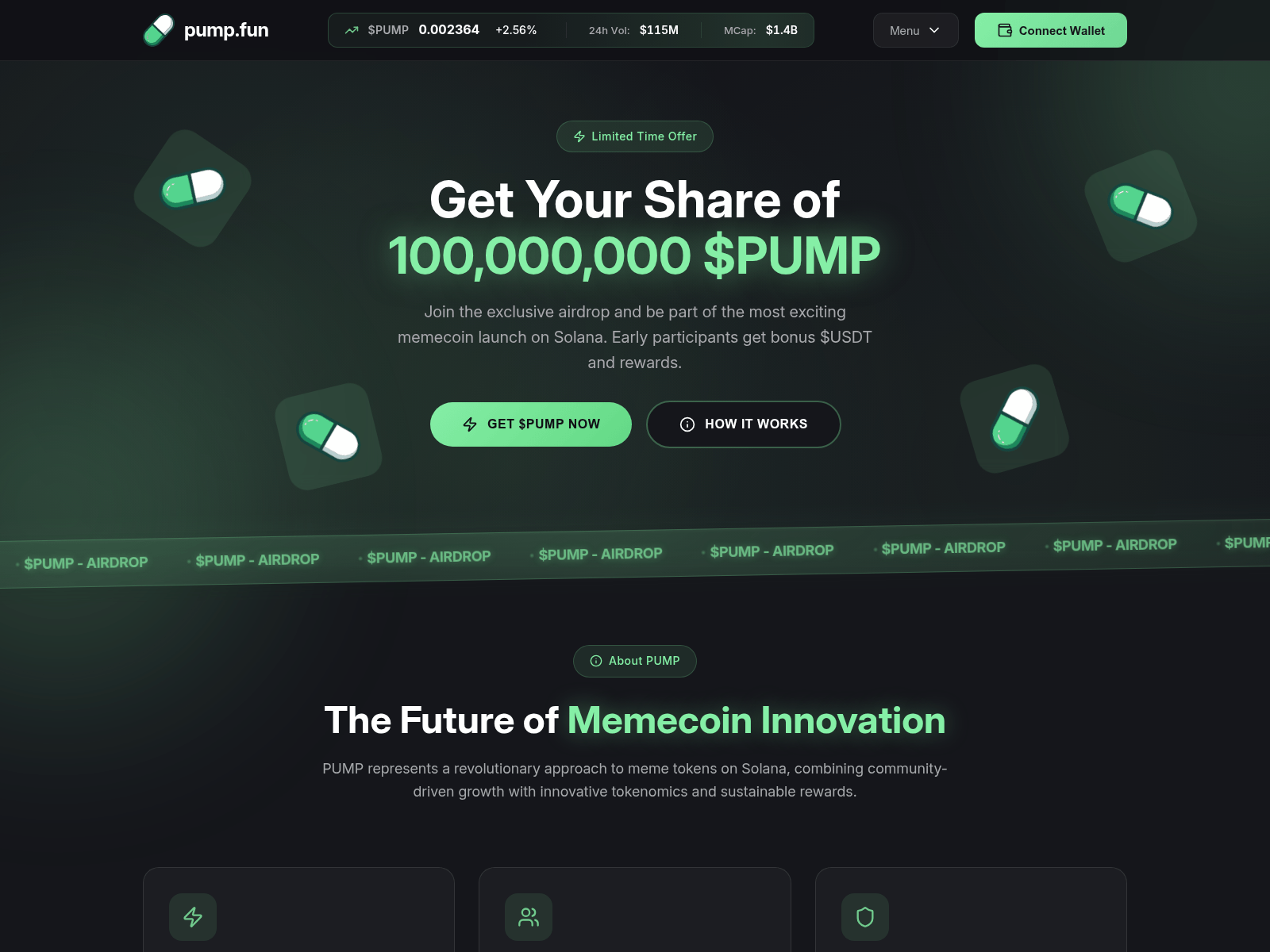 Screenshot of pumpfun-bonus.info