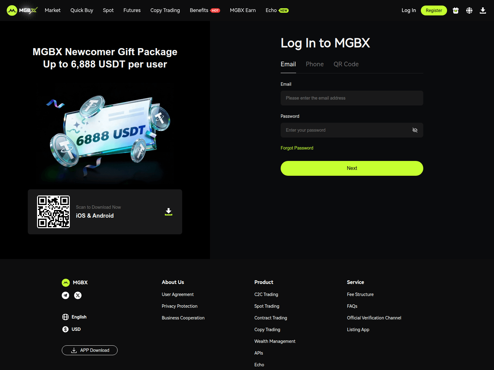 Screenshot of www.mgbx-user.com
