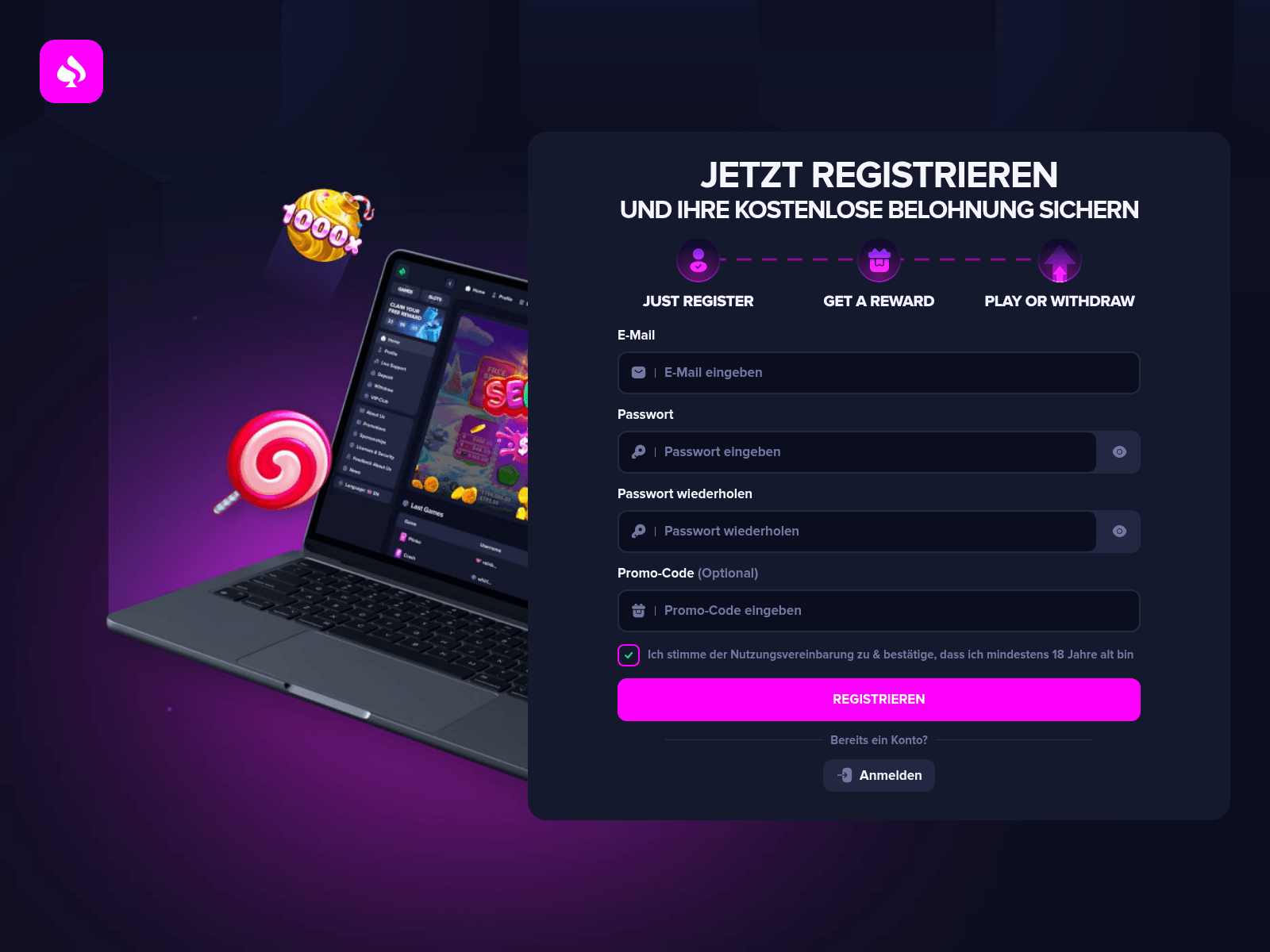 Screenshot of cashunt.world