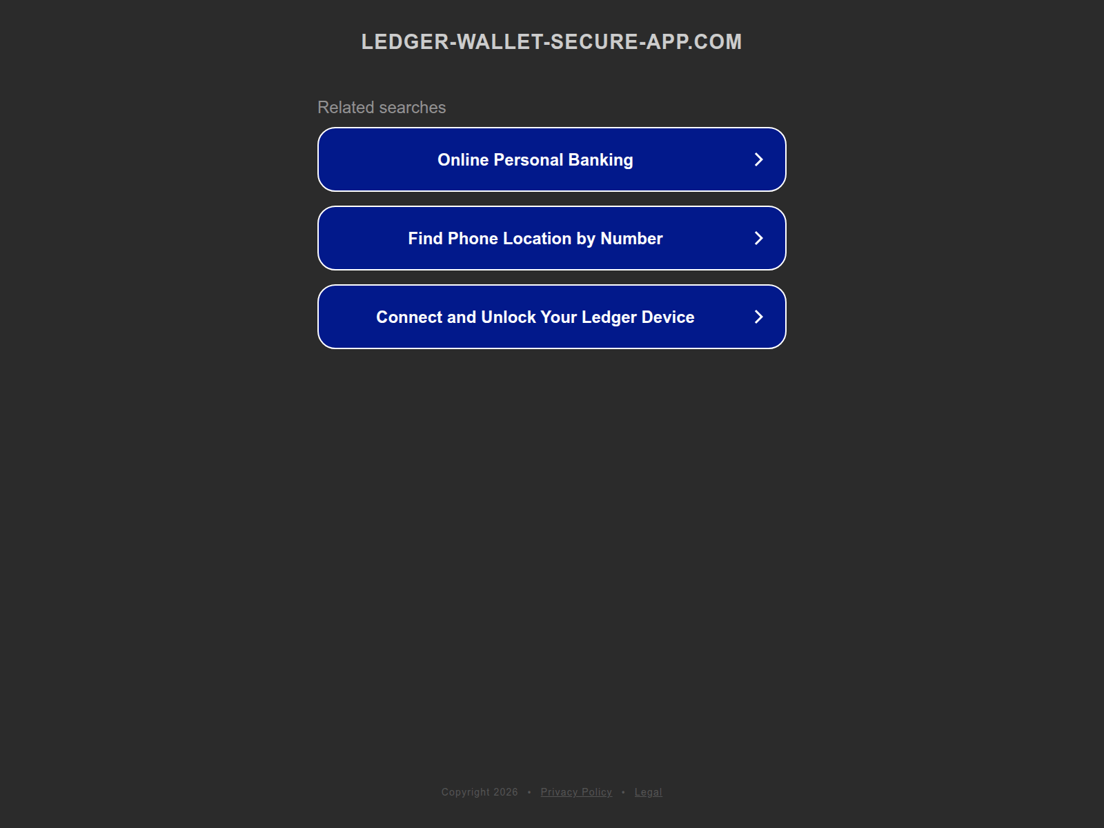 Screenshot of ledger-wallet-secure-app.com